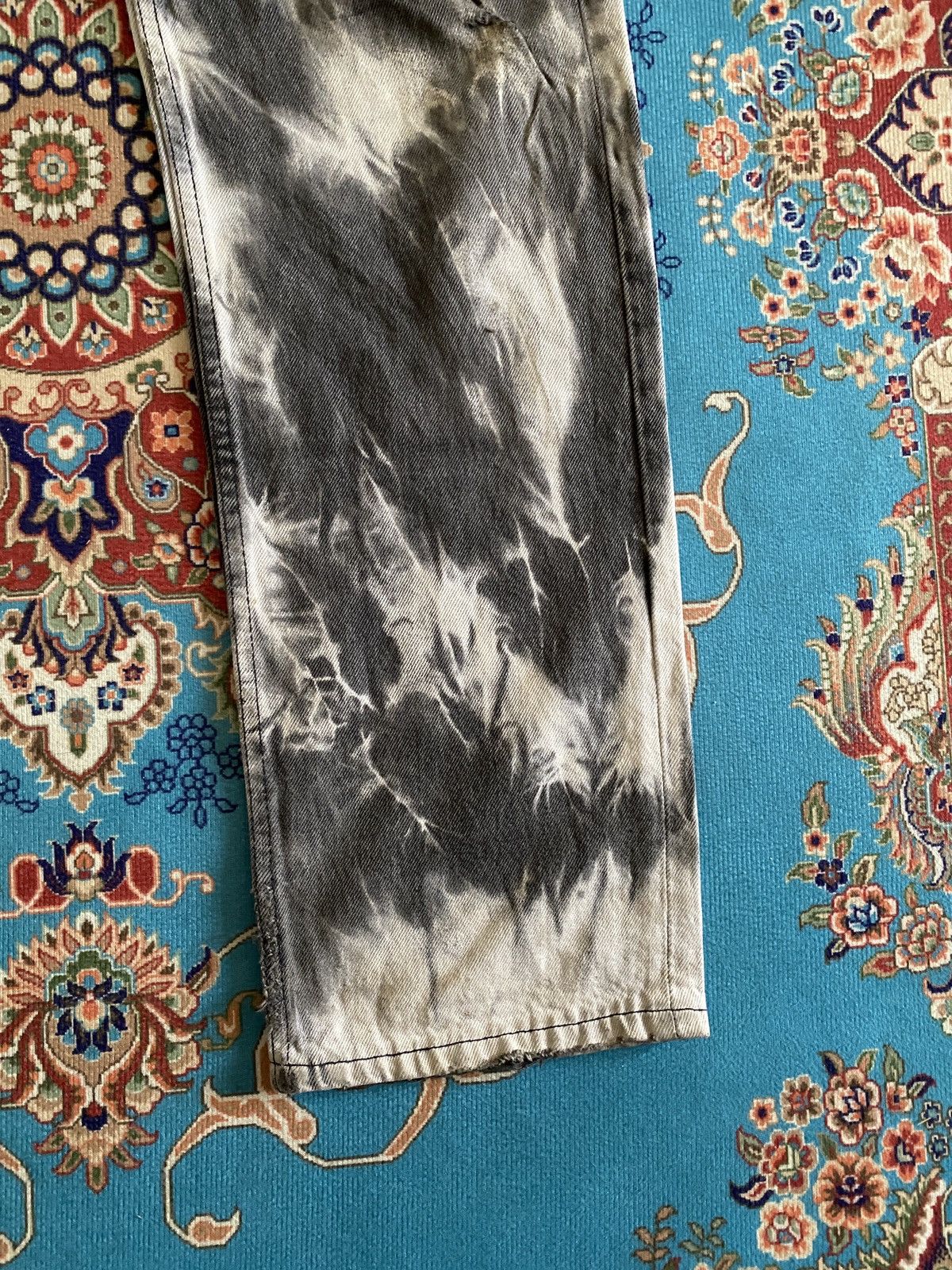 Levi's Vintage Levi’s 501 Distressed Acid Wash Denim Size US 30 / EU 46 - 6 Thumbnail