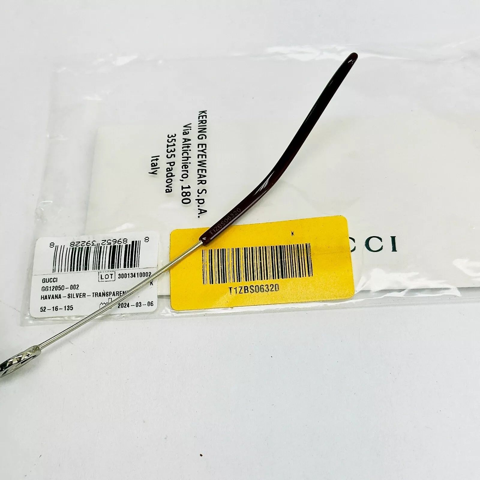 Gucci GUCCI 1205 Havana Silver Metal Logo Eyeglasses GG1205O 002 Size ONE SIZE - 5 Thumbnail