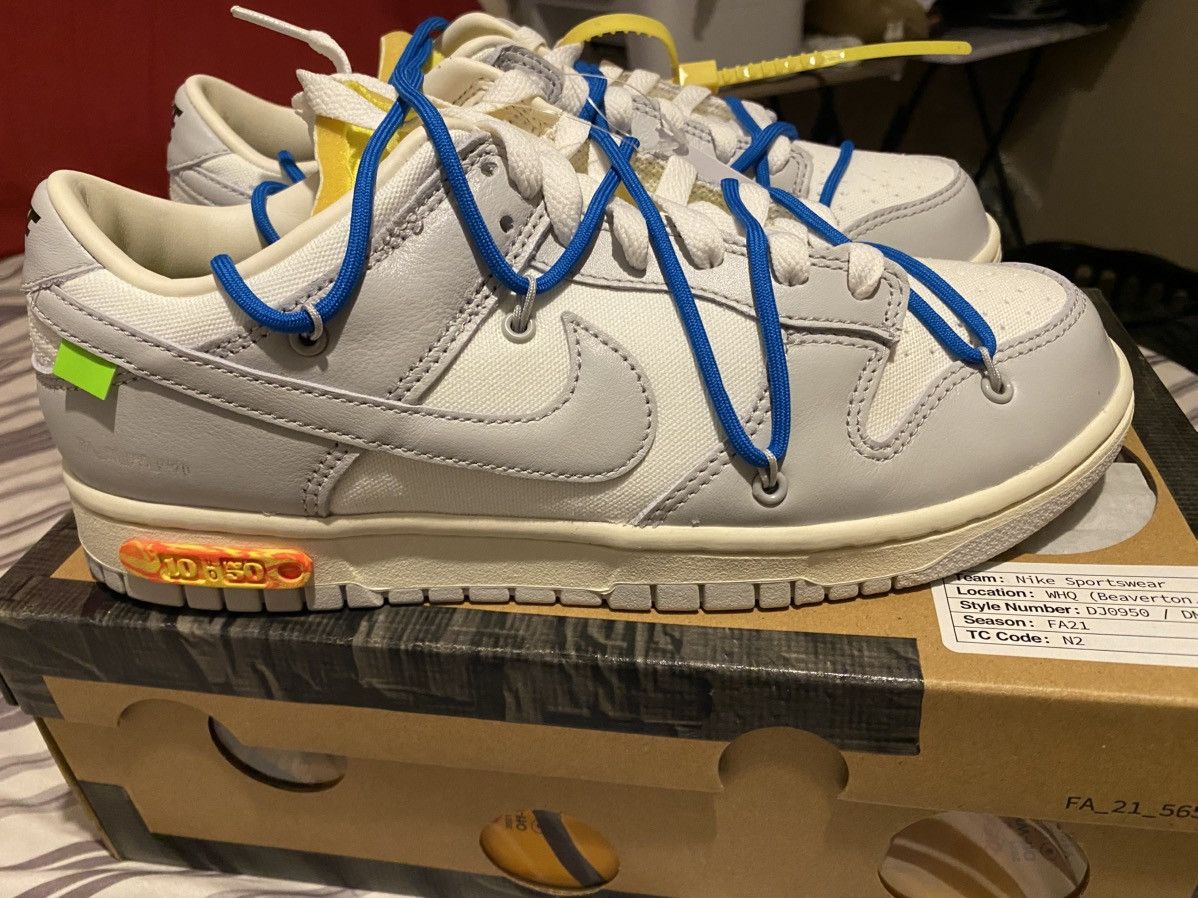 Nike × Off-White Nike off white dunk lot 10 size 9 Size US 9 / EU 42 - 5 Thumbnail