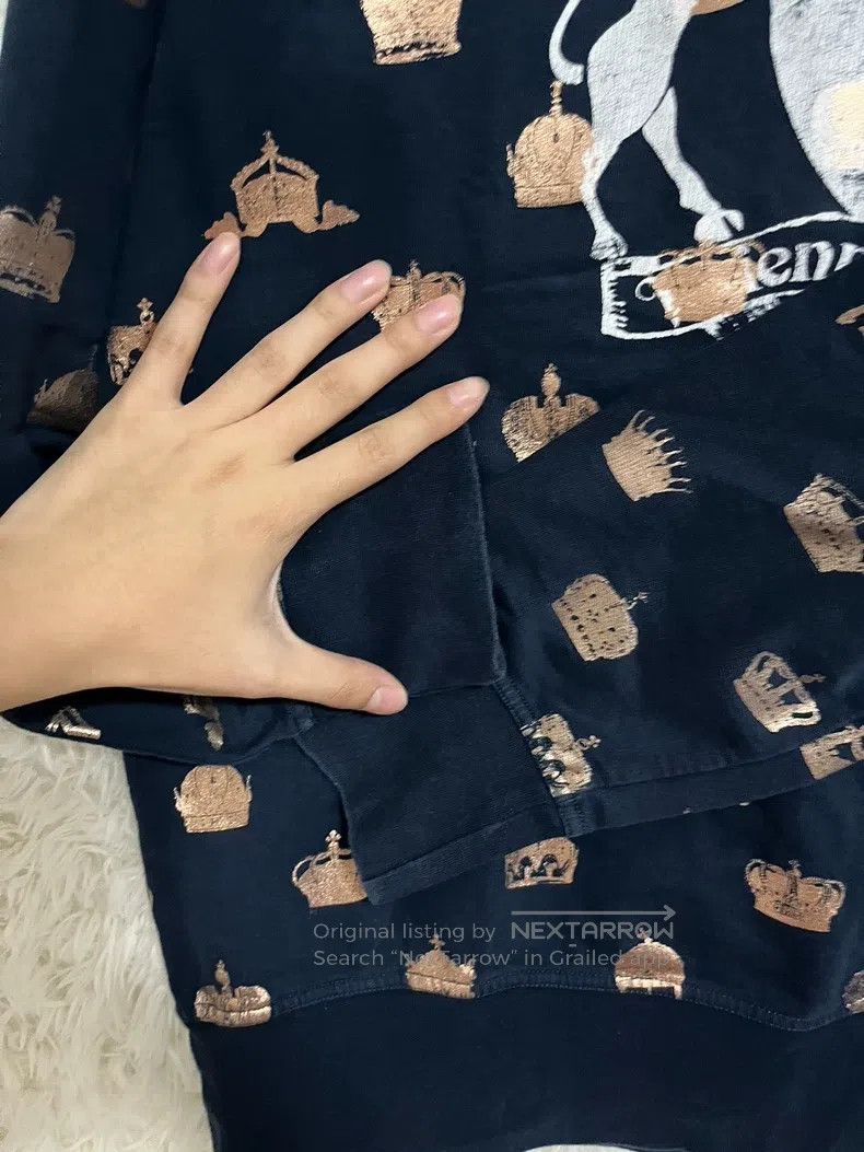 Vivienne Westwood Vivienne Westwood Crown heat transfer hoodie Size US L / EU 52-54 / 3 - 7 Thumbnail