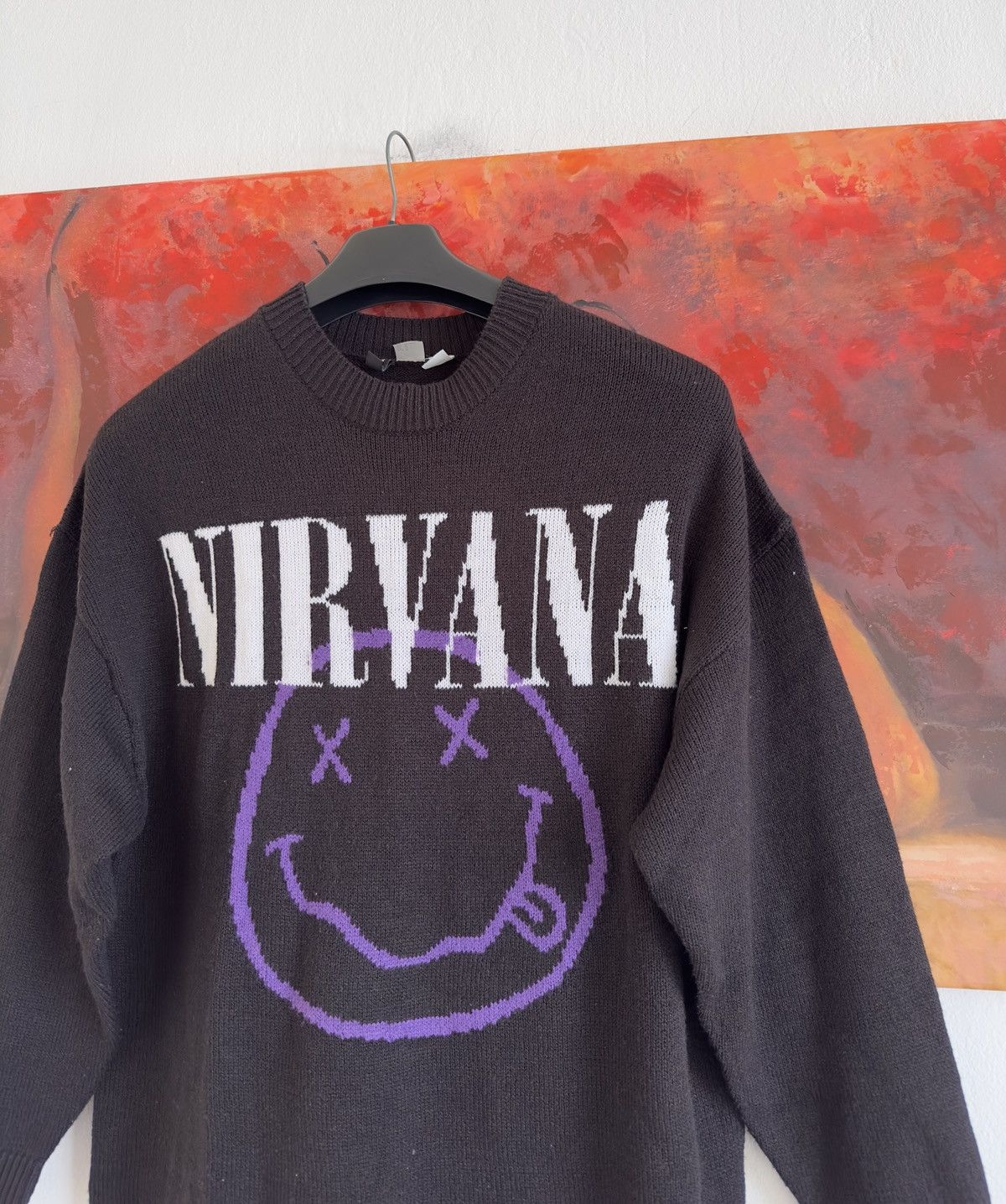 H&M H&M x Nirvana Acrylic Sweater Size M Size US M / EU 48-50 / 2 - 3 Thumbnail