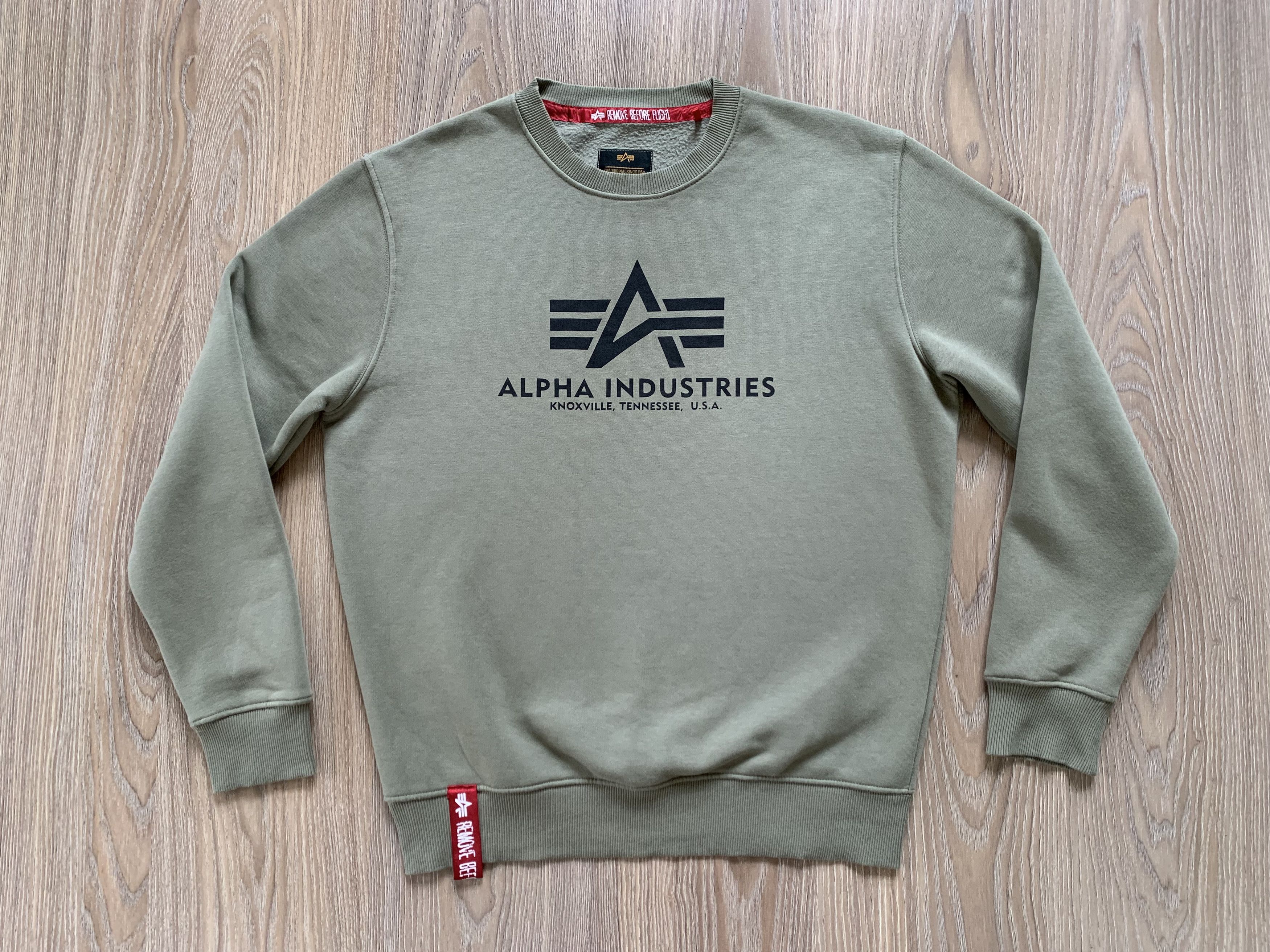Alpha Industries × Vintage Alpha Industries Vintage Printed Sweatshirt Size US M / EU 48-50 / 2 - 2 Thumbnail