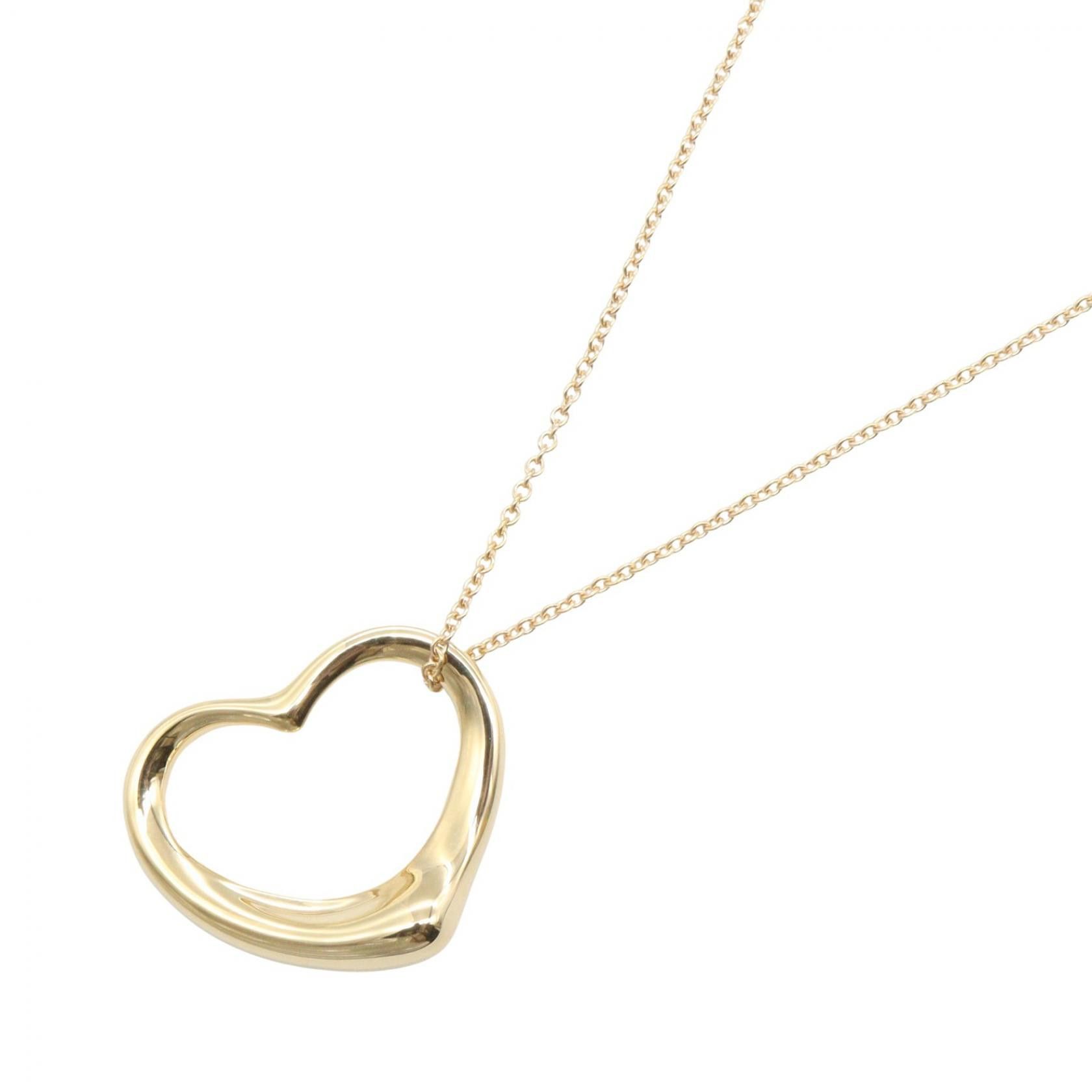Tiffany & Co. Tiffany & Co. Tiffany＆Co. Open Heart Au750 Necklace Precious Metal Necklace DUTY FREE for USA Size ONE SIZE - 1 Thumbnail