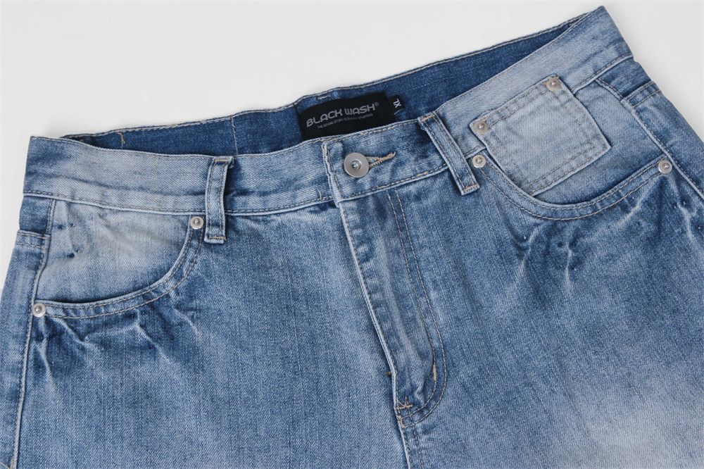 Japanese Brand × Jean American washed loose all-match straight jeans for men Size US 34 / EU 50 - 4 Thumbnail