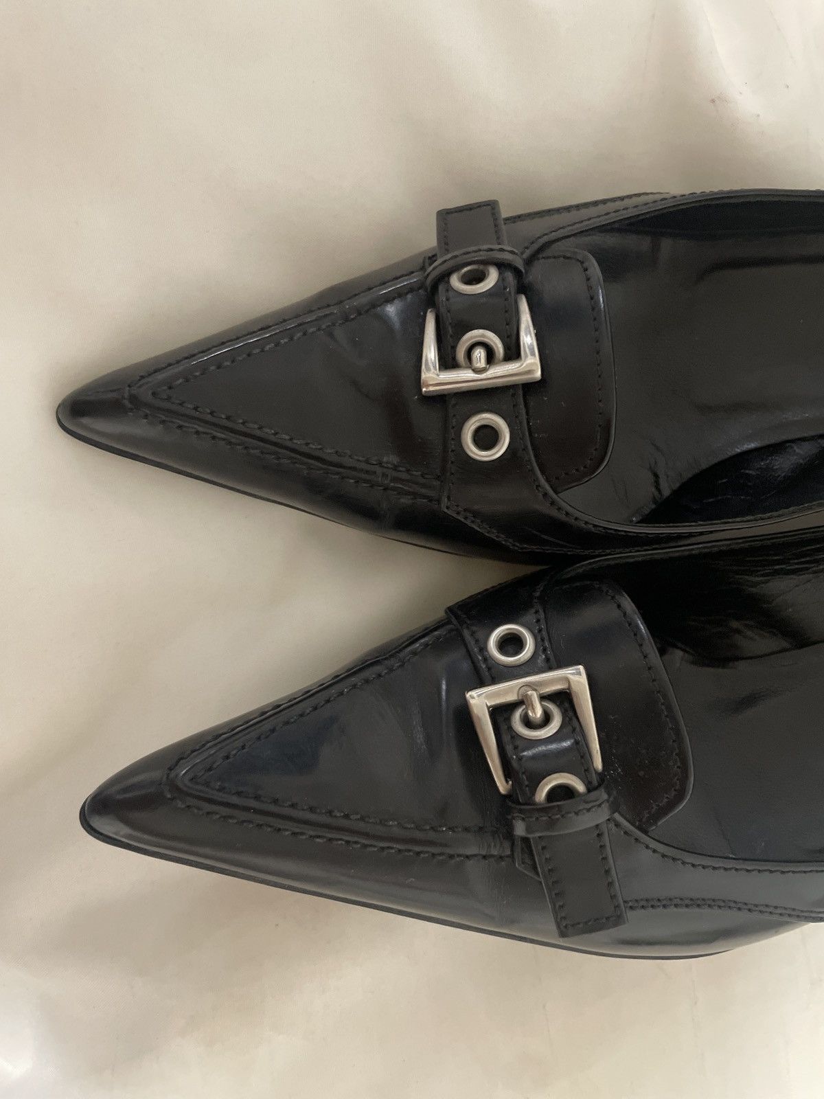Prada vintage prada kitten heels Size US 7.5 / IT 37.5 - 5 Thumbnail