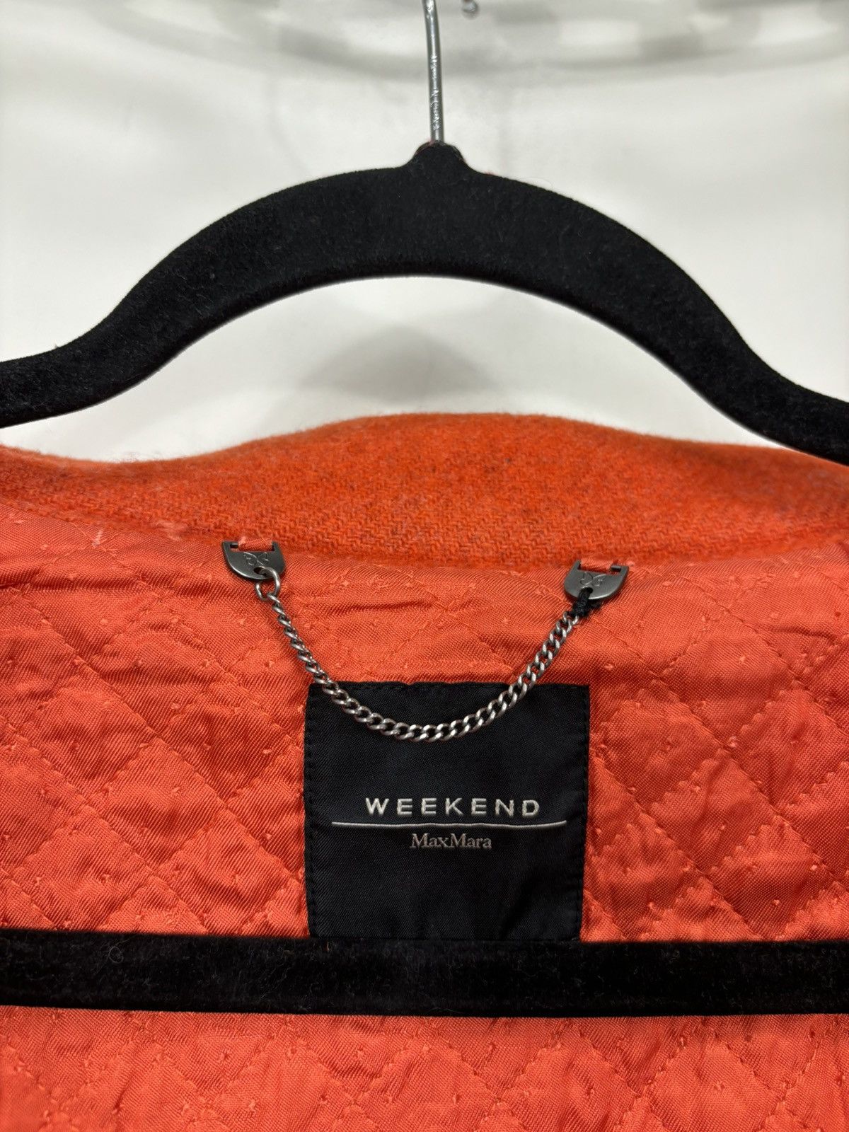 Max Mara Max Mara Weekend Women’s Orange Classic Luxury Long Coat Size M / US 6-8 / IT 42-44 - 15 Thumbnail