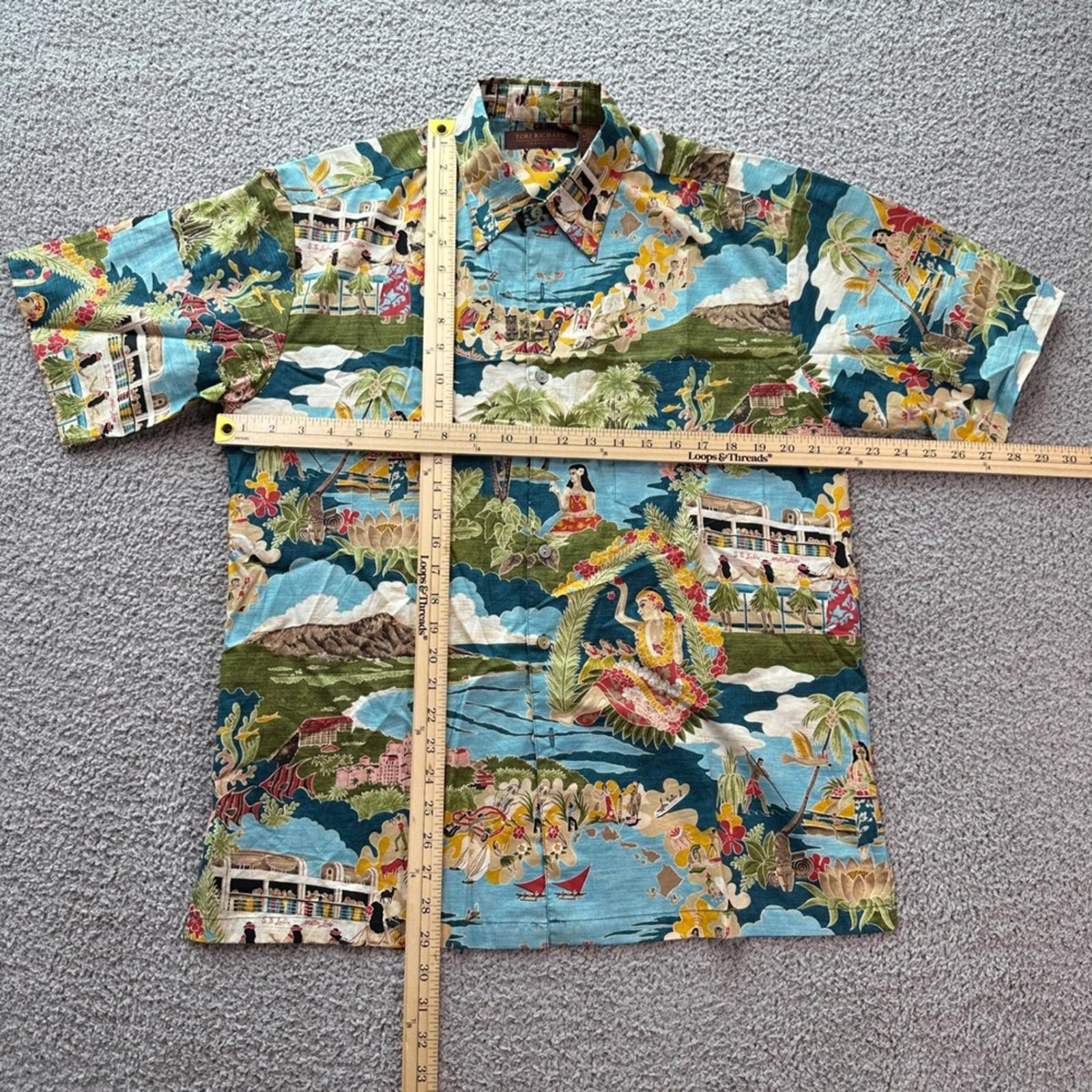 Tori Richard Tori Richard Honolulu Hawaiian Aloha Shirt S Made in Hawaii Size US S / EU 44-46 / 1 - 2 Thumbnail