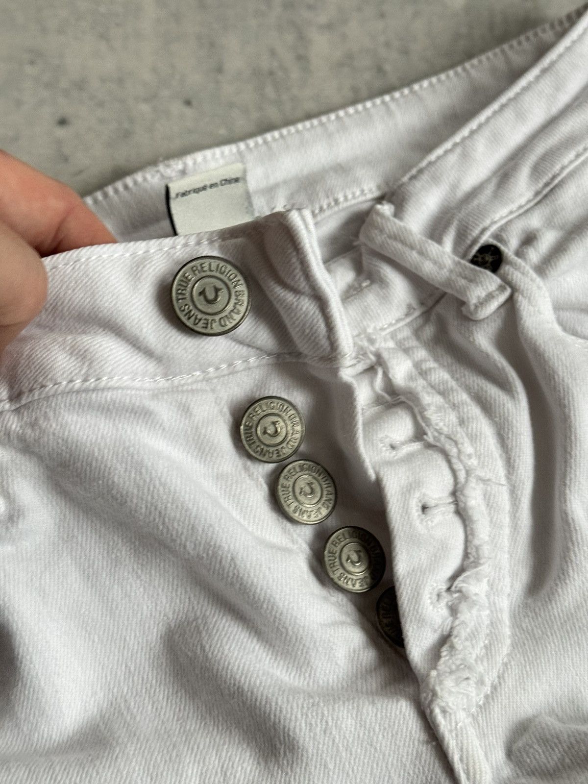 True Religion True religion white jeans wmns skinny style Size 26" / US 2 / IT 38 - 4 Thumbnail