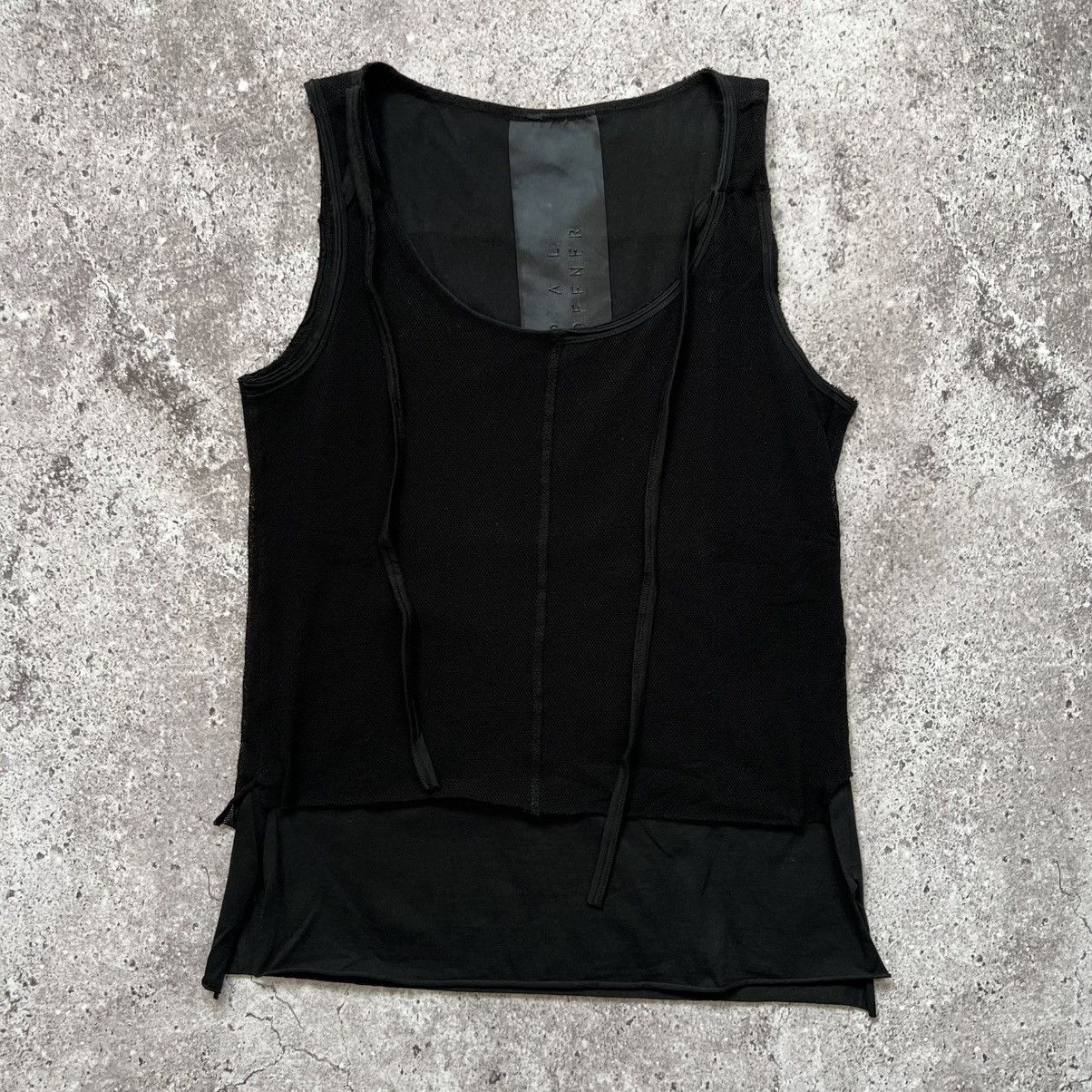 PAL OFFNER PAL OFFNER Double Layer Mesh Tank Top Black Size S / US 4 / IT 40 - 1 Thumbnail