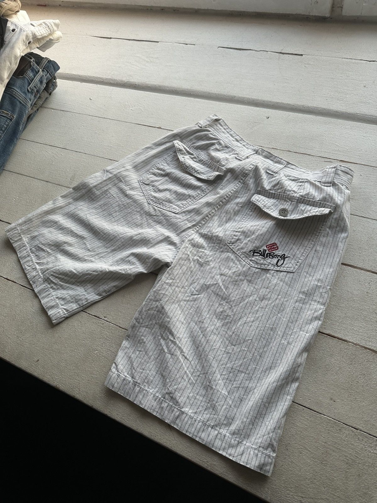 Billabong 🚨RARE BILLABONG BIG LOGO SWIM SHORTS Y2K SURF VINTAGE Size US 32 / EU 48 - 10 Thumbnail
