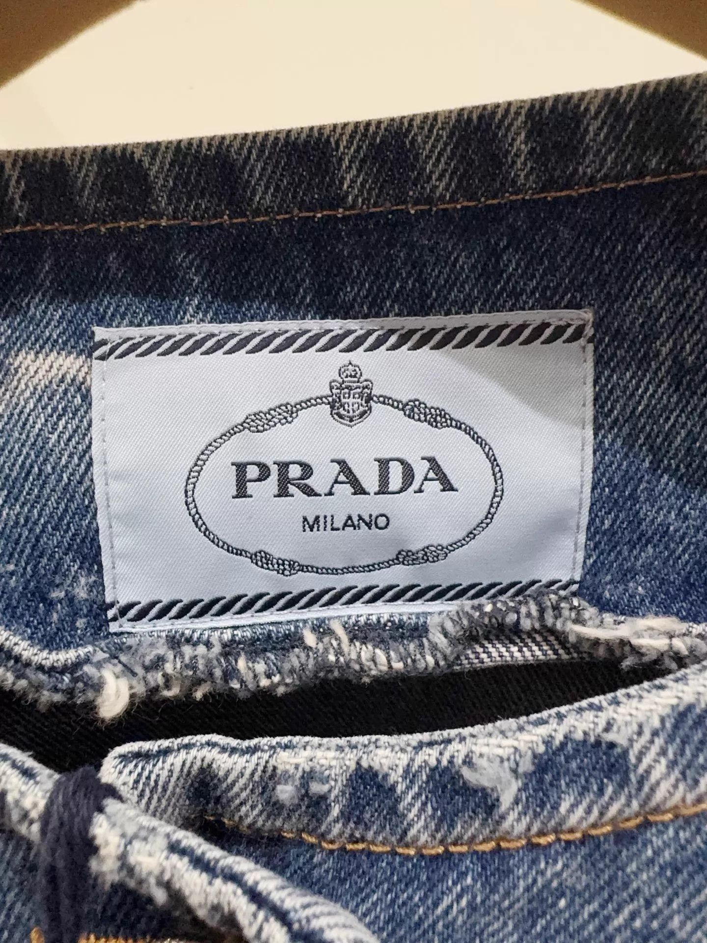 Prada Prada Triangle Logo Denim Jacket EU40 Size S / US 4 / IT 40 - 3 Thumbnail