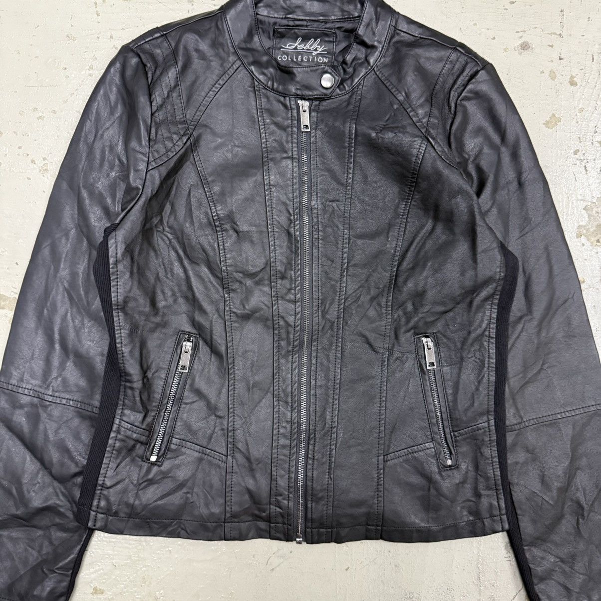 If Six Was Nine Leather Biker Jacket LGB Style Size US M / EU 48-50 / 2 - 2 Thumbnail