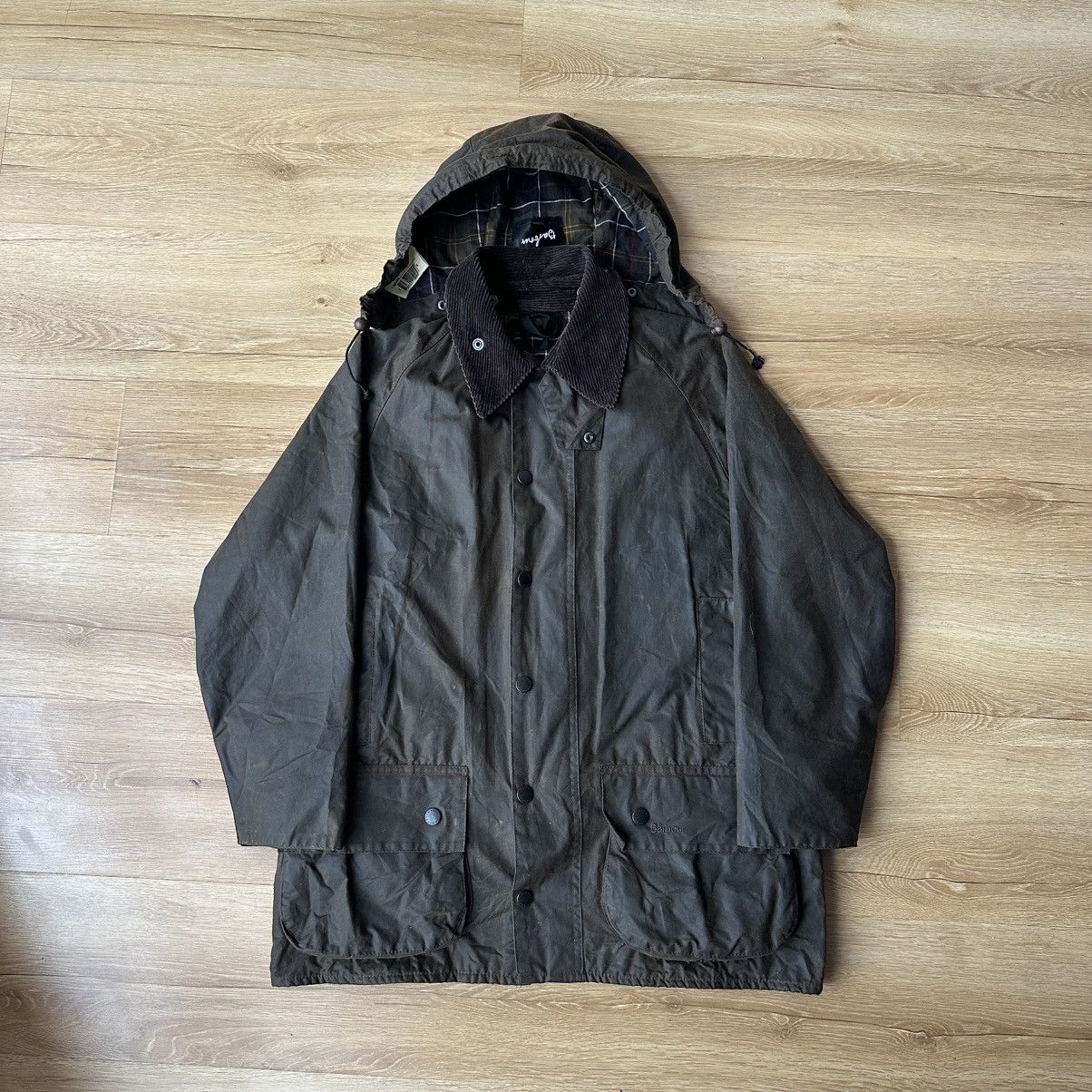 Barbour Vintage Barbour Classic Moorland Jacket Wax Brown A821 