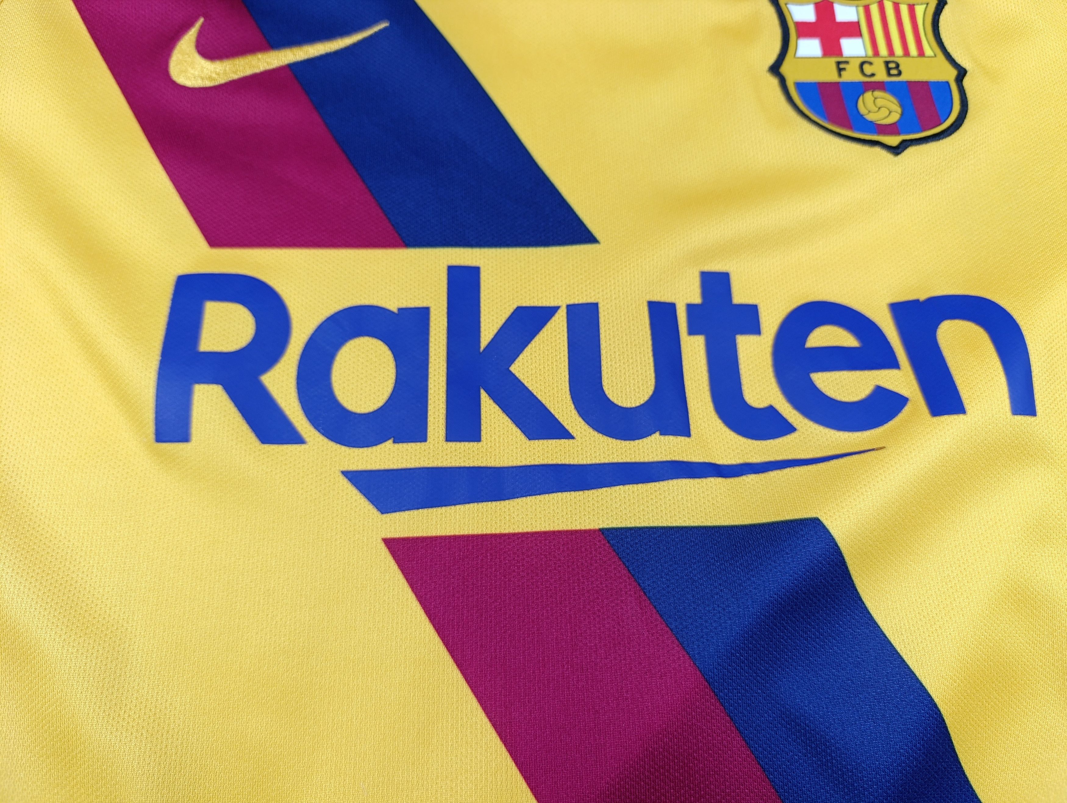 Nike NIKE BARCELONA 2019\20 AWAY FOOTBALL SHIRT JERSEY #10 MESSI Size US M / EU 48-50 / 2 - 5 Thumbnail