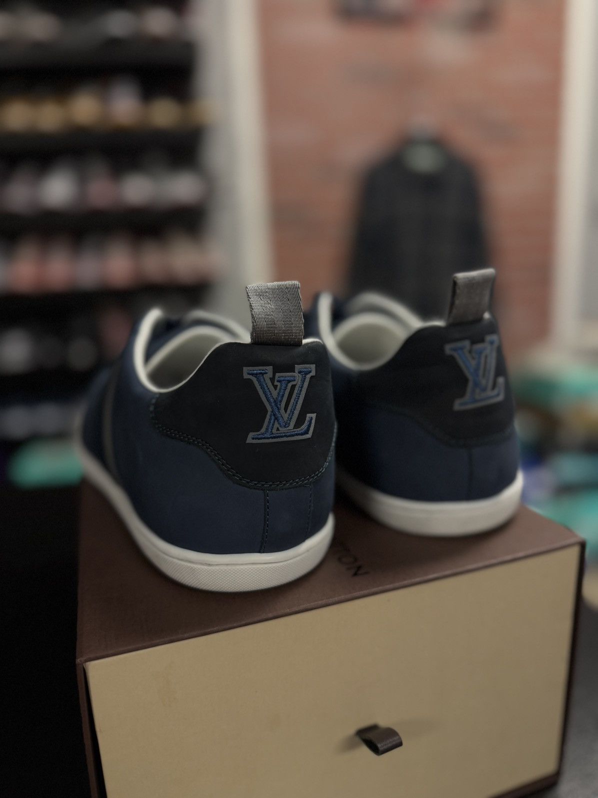 Louis Vuitton Louis Vuitton Blue Lowtop Sneaker Size 10UK/11US Size US 11 / EU 44 - 4 Thumbnail
