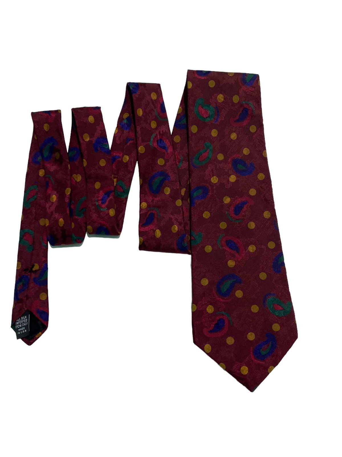 New Era × Yves Saint Laurent 👍 Vintage YSL / YVES SAINT LAURENT silk neck Ties Size ONE SIZE - 11 Thumbnail