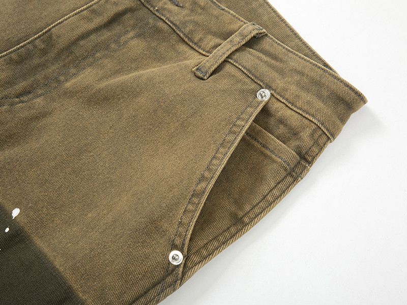 Jean × Vintage Y2K Painted Splash Ink Grunge Cargo Jeans Size US 36 / EU 52 - 6 Thumbnail