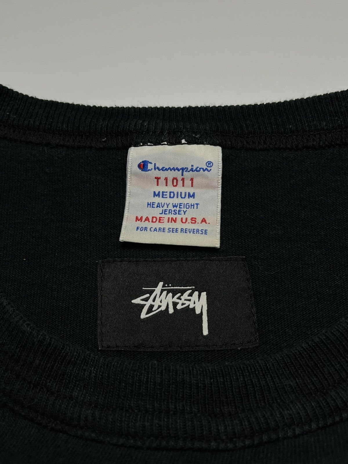 Stussy Stussy x Champion Tokyo Chapter Logo T-Shirt Size US M / EU 48-50 / 2 - 3 Thumbnail