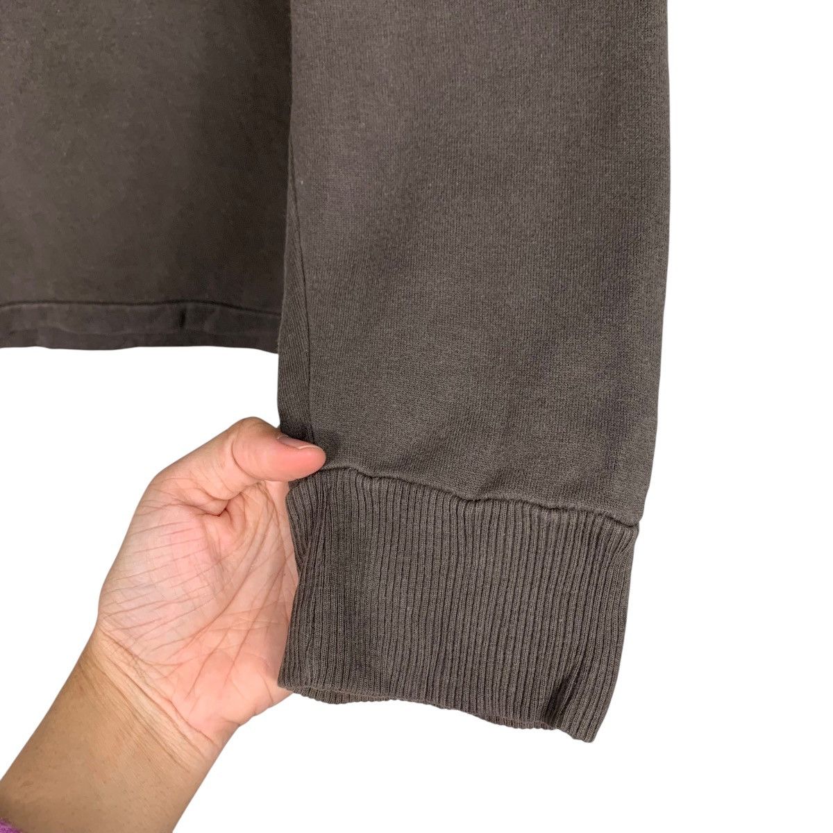 agnes b. AGNES B Half Zip Collared Single Pocket Sweatshirt #1607-C72 Size US M / EU 48-50 / 2 - 11 Thumbnail