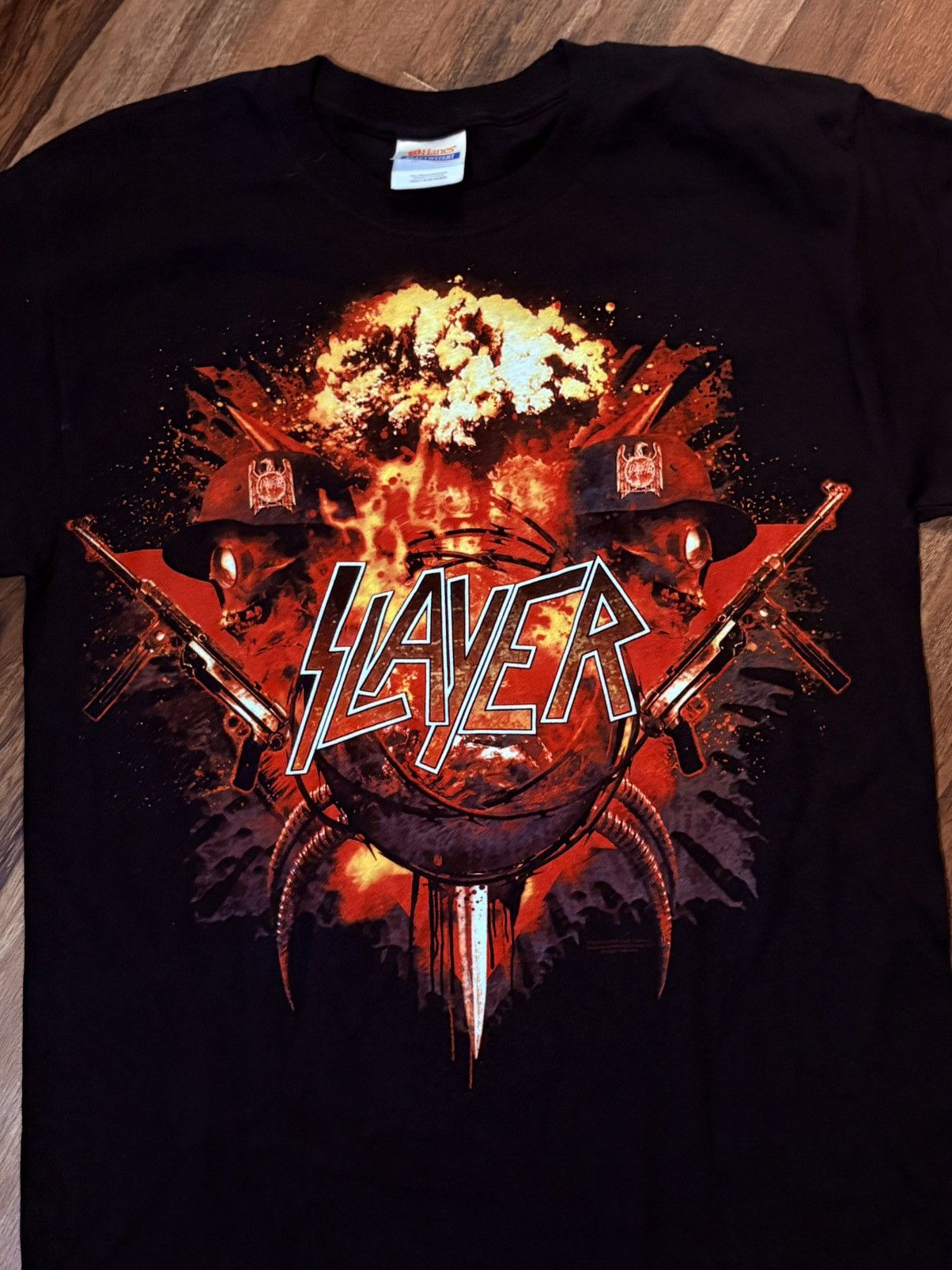Vintage Slayer band tshirt 2010 workd tour Size US M / EU 48-50 / 2 - 2 Thumbnail
