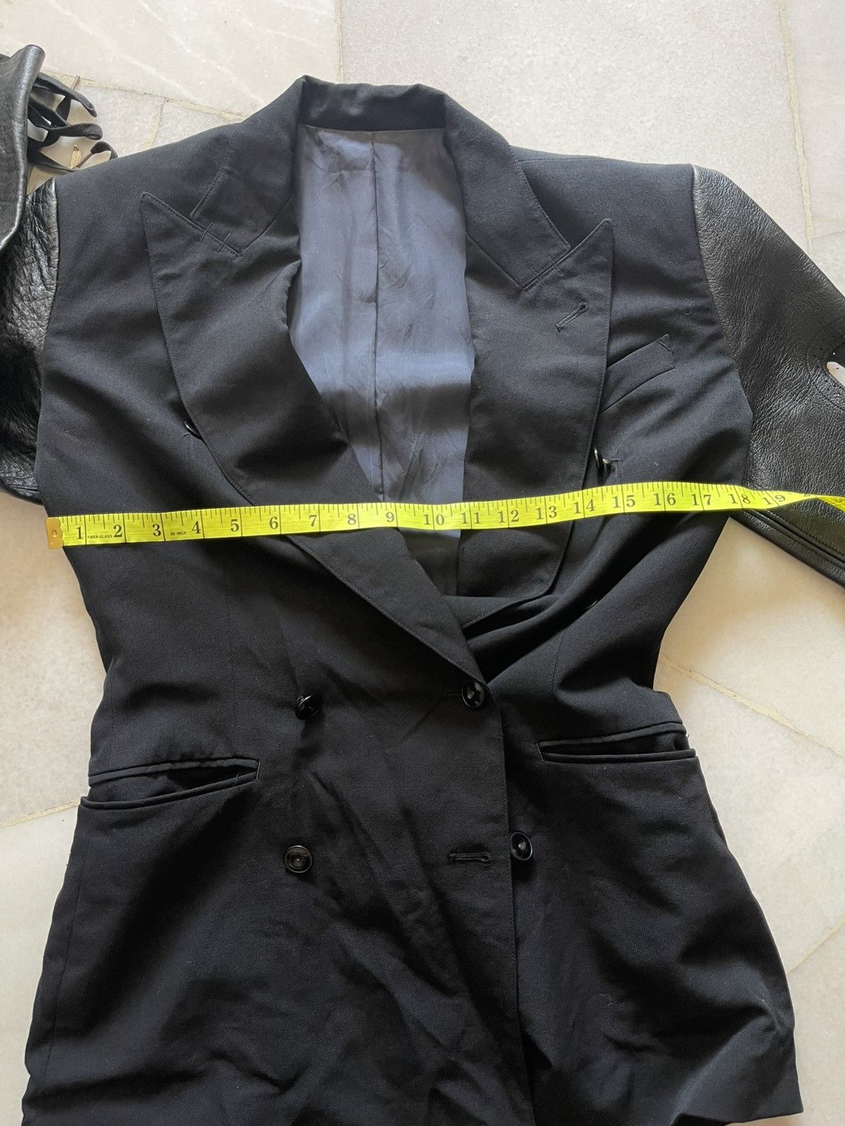 Jean Paul Gaultier Runway 1992 Jean Paul Gaultier Leather Sleeve Jacket 11 Size S / US 4 / IT 40 - 14 Thumbnail