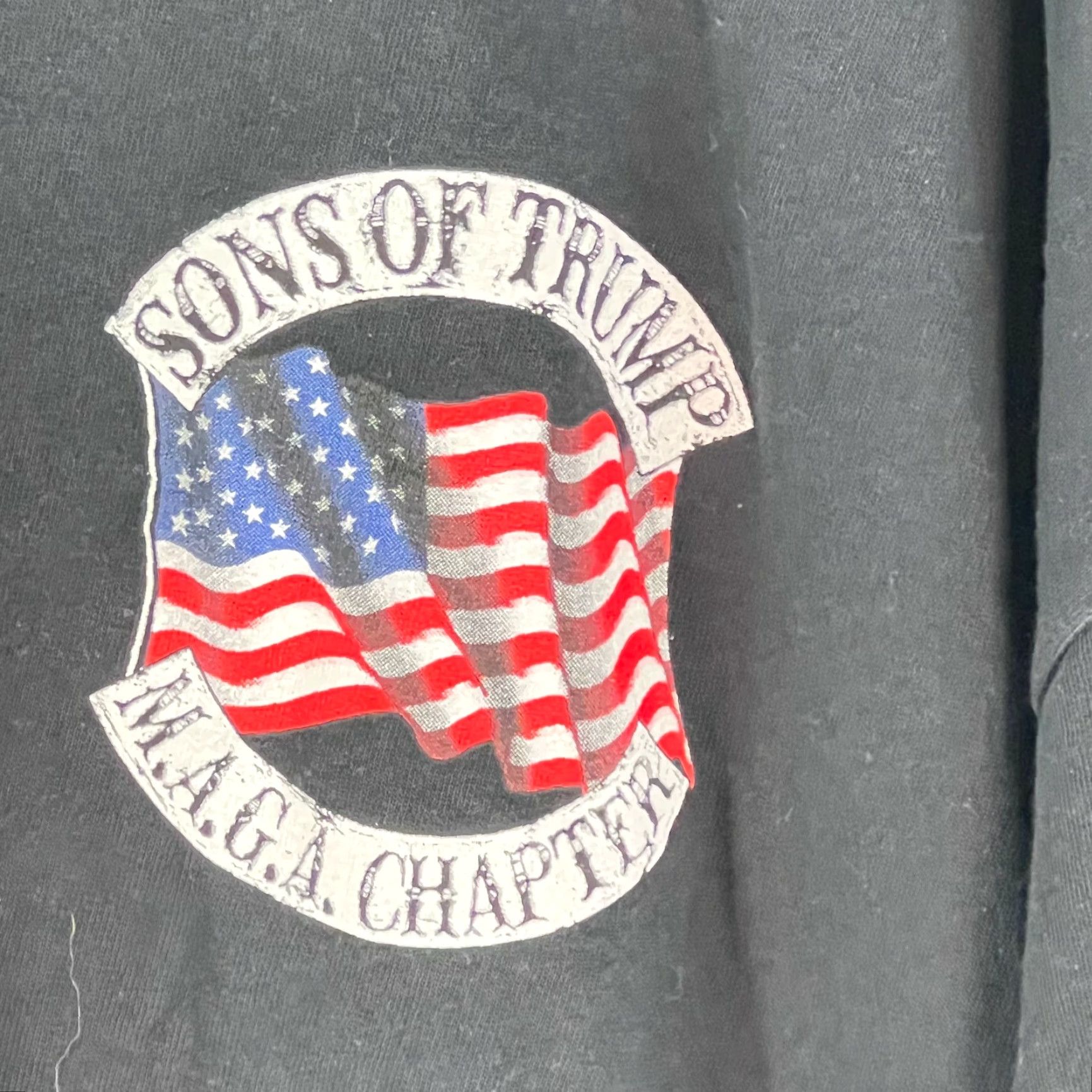 Gildan Gildan Mens T-Shirt 3XL Black Son Of Trump 2020 M.A.G.A. Chapter Graphic Short Sleeve Crew Neck USA Shirt Size US XXL / EU 58 / 5 - 4 Thumbnail