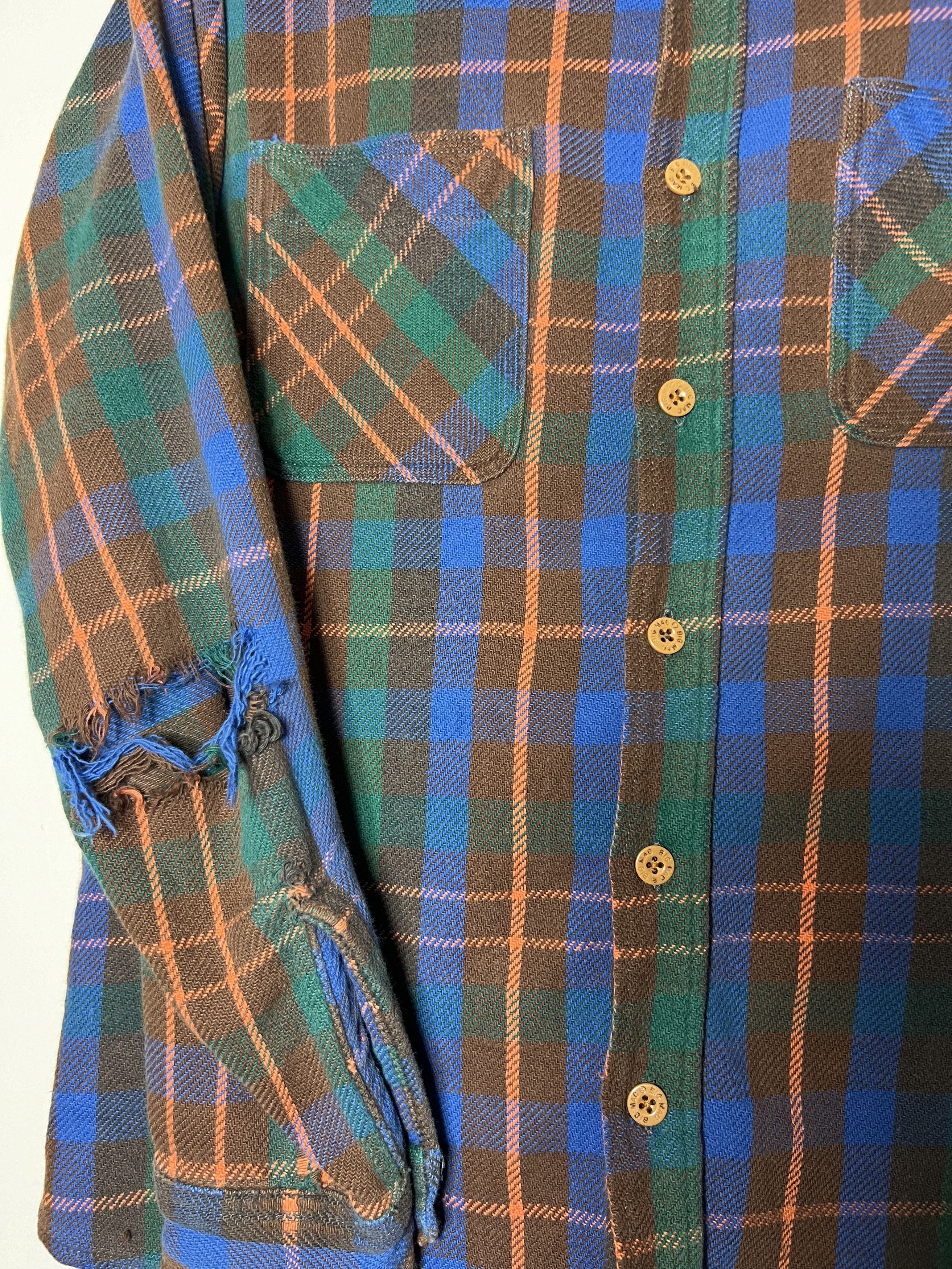 Big Mac × JCPenney × Vintage Vintage 1980's Big Mac Plaid Print Work Long Sleeve Flannel Size US M / EU 48-50 / 2 - 4 Thumbnail
