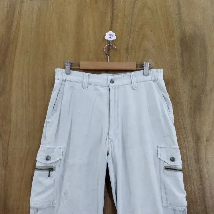 Japanese Brand RAKAN LIGHT GREY CARGO PANTS Size US 30 / EU 46 - 2 Thumbnail