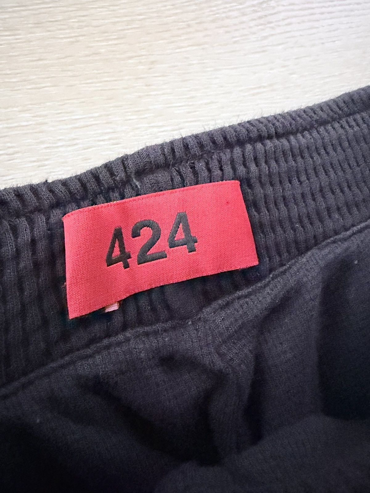 424 Double Layer Waffle Knit Sweatpants Size US 30 / EU 46 - 3 Thumbnail