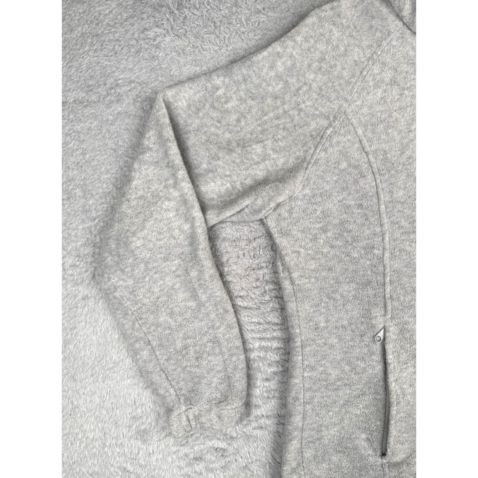 Vintage Columbia Jacket Womens Large Gray Fleece Full Zip Collared Pockets Outdoor Warm Size L / US 10 / IT 46 - 3 Thumbnail