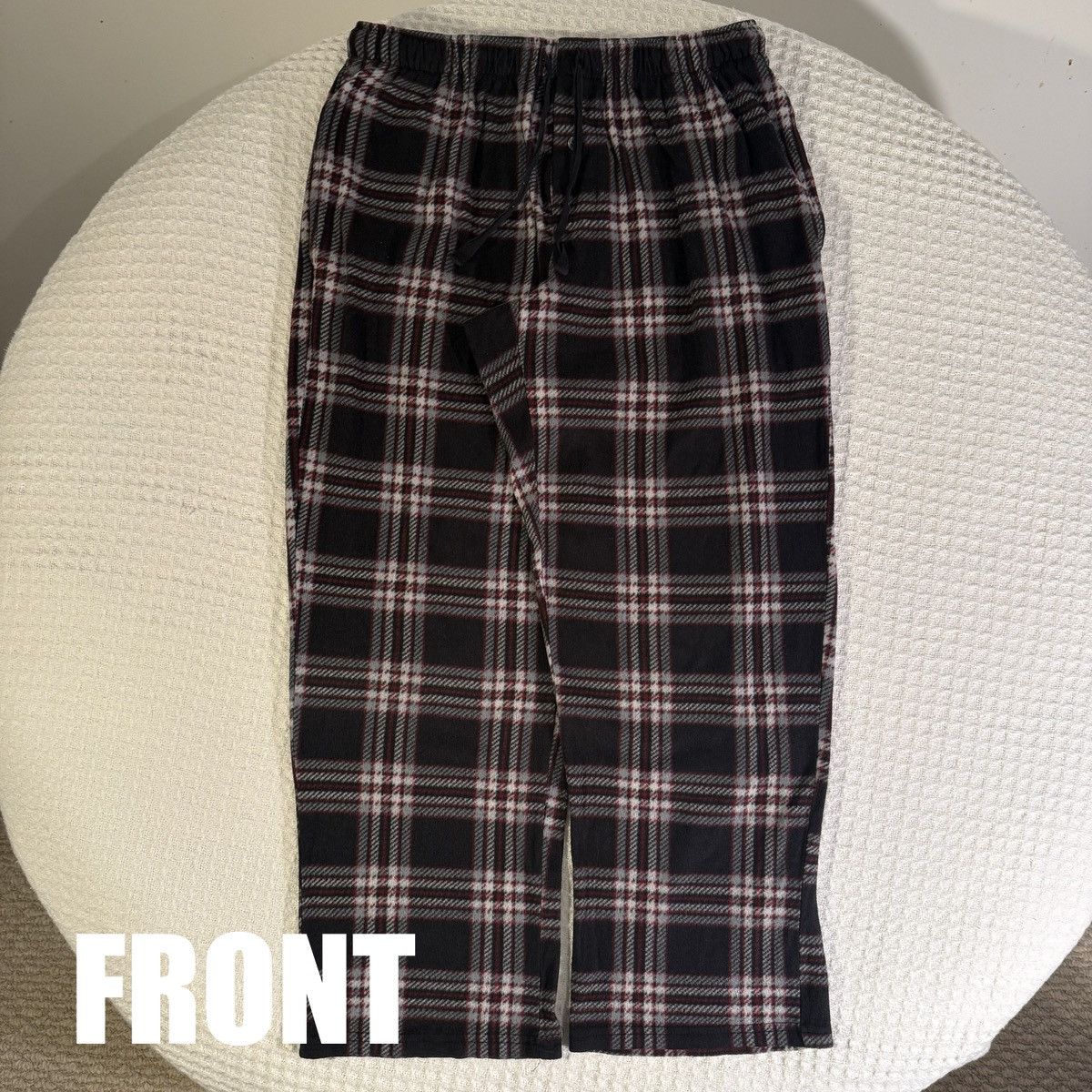 Other Plaid Fleece Lounge Pajama Pants – Relaxed Fit Size 28" / US 6 / IT 42 - 1 Thumbnail