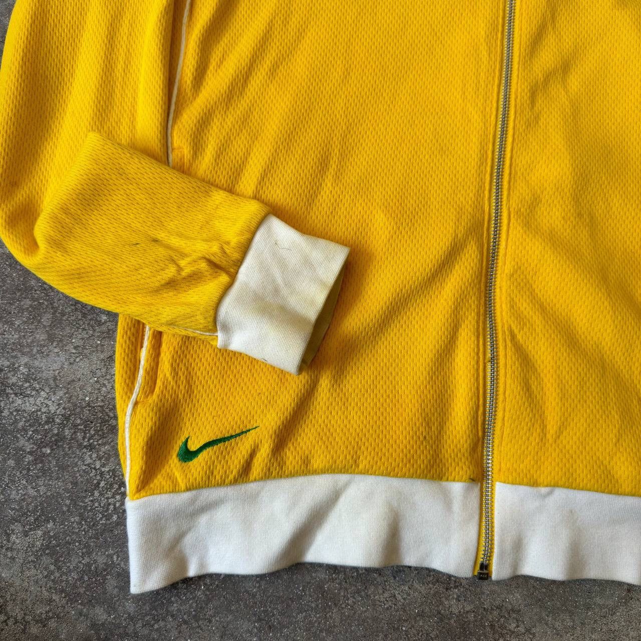 Nike × Vintage 00’s Nike Vintage Brazil #10 Ronaldinho Soccer Track Jacket Size US L / EU 52-54 / 3 - 5 Thumbnail