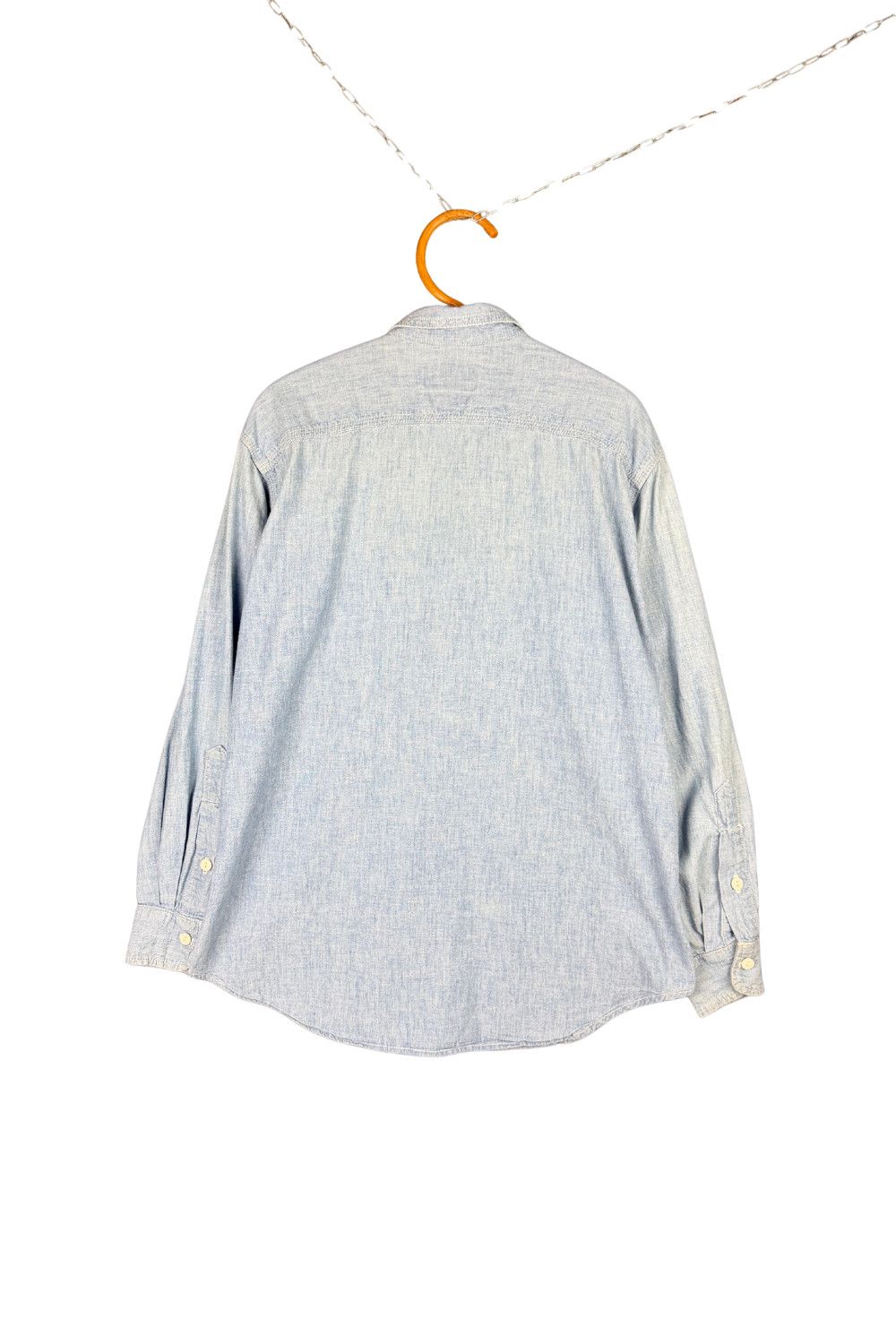 Ralph Lauren 90s RL Authentic Dungarees Chambray Work Shirt - Made in USA Size US XS / EU 42 / 0 - 2 Thumbnail