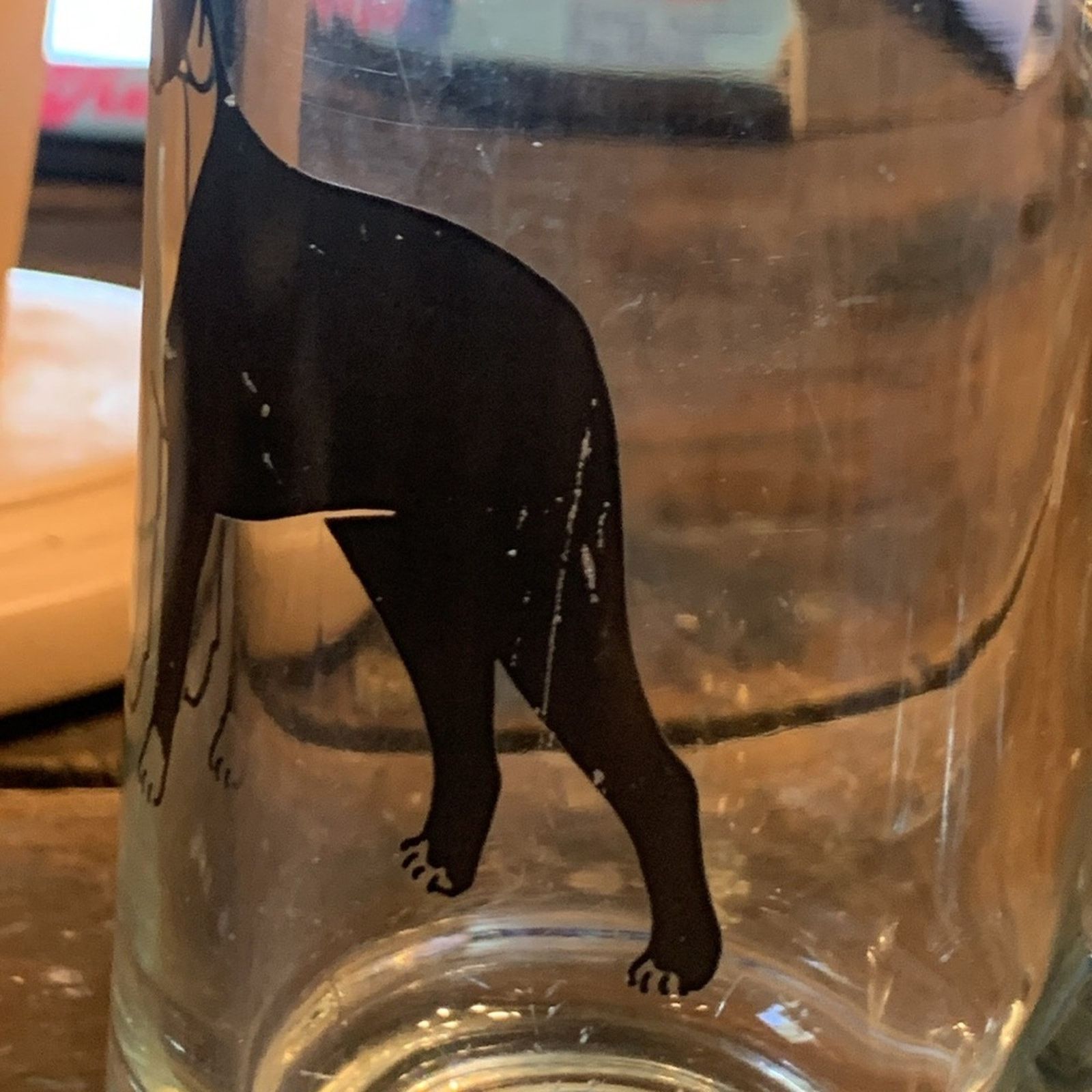 Vintage Boxer dog glass mug tankard beer stein Size ONE SIZE - 4 Thumbnail