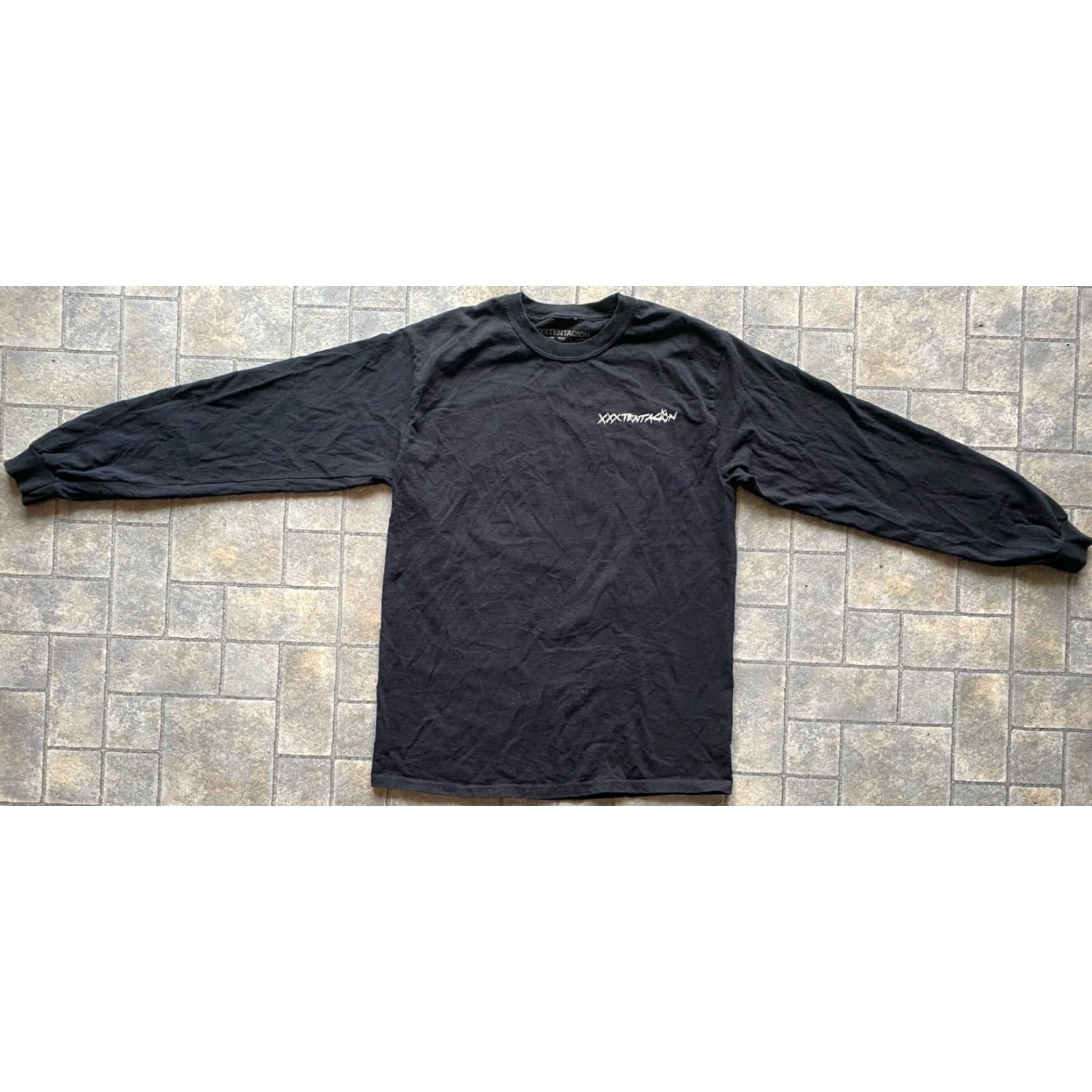 Forever 21 Xxxtentacion Long Sleeve Shirt Black Men Medium Bad Vibes Forever Mens M Regular Size/Color: Black Size US M / EU 48-50 / 2 - 2 Thumbnail