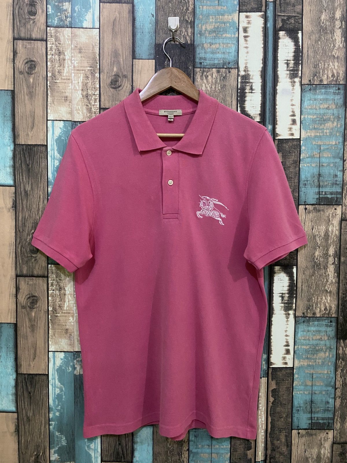 Burberry Burberry London Horserry Logo Polo Shirt Size US L / EU 52-54 / 3 - 1 Thumbnail
