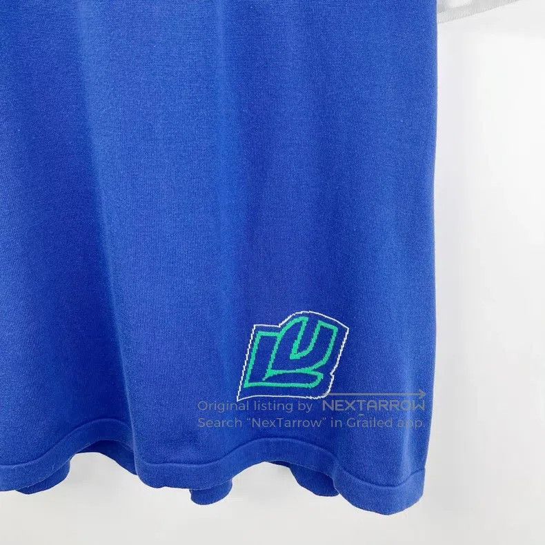 Louis Vuitton Louis Vuitton 1854 White and Blue Knit Short Sleeve Size US XXL / EU 58 / 5 - 4 Thumbnail
