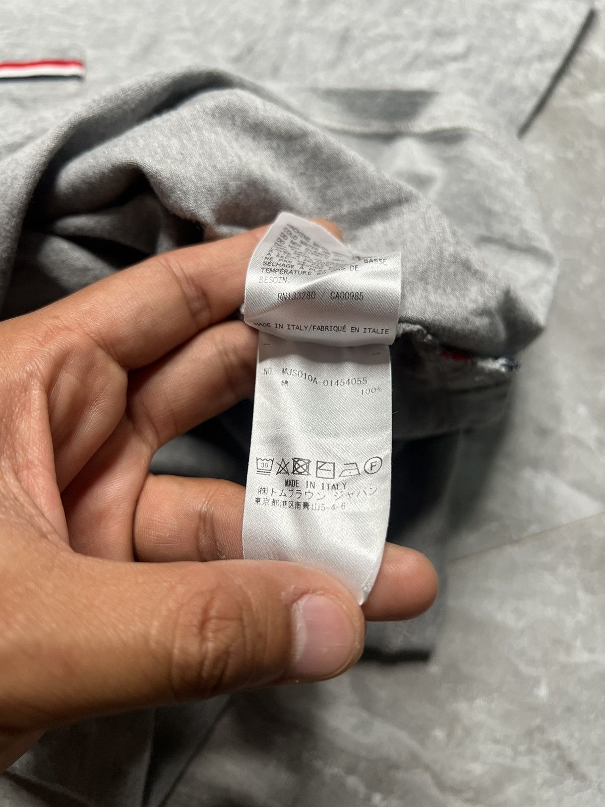 Thom Browne Thom Browne RWB Pocket tee Size US L / EU 52-54 / 3 - 13 Thumbnail