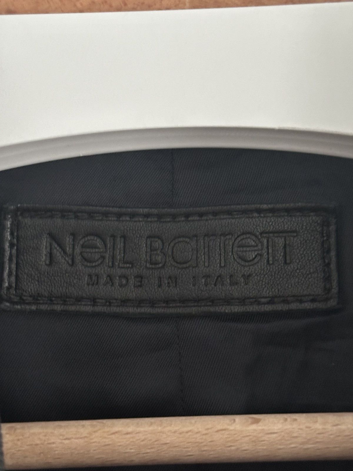 Neil Barrett Leather Pocket Jacket Leather Jackets