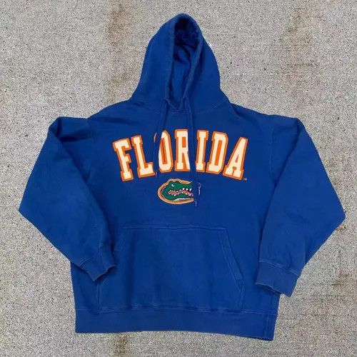 Japanese Brand Hoodie Men's Blue Vintage Crocodile Print Hoodie Size US L / EU 52-54 / 3 - 3 Thumbnail