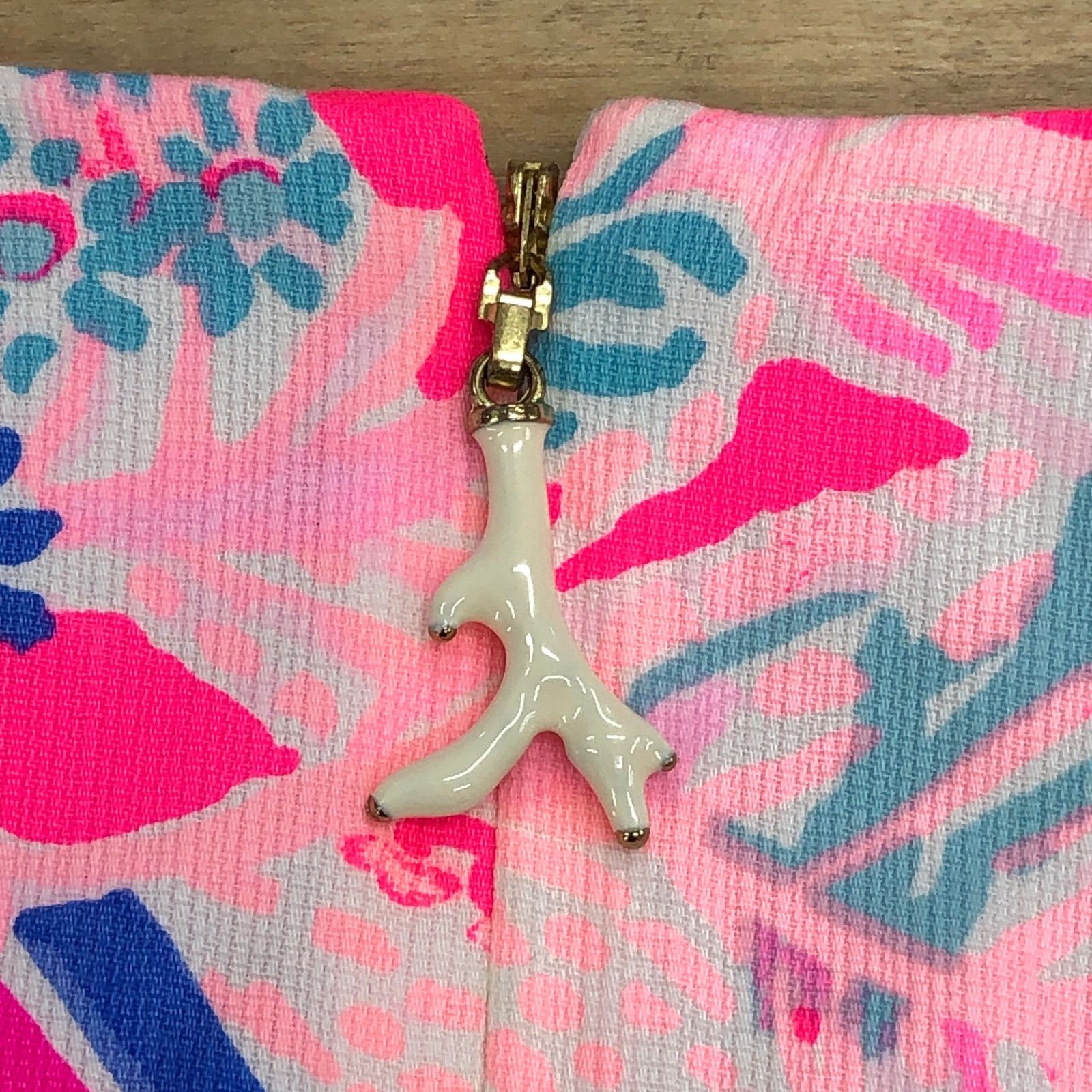 Lilly Pulitzer Lilly Pulitzer 00 Dress Mila Shift Coral Resort Sleeveless Size XXS / US 00 / IT 34 - 15 Thumbnail