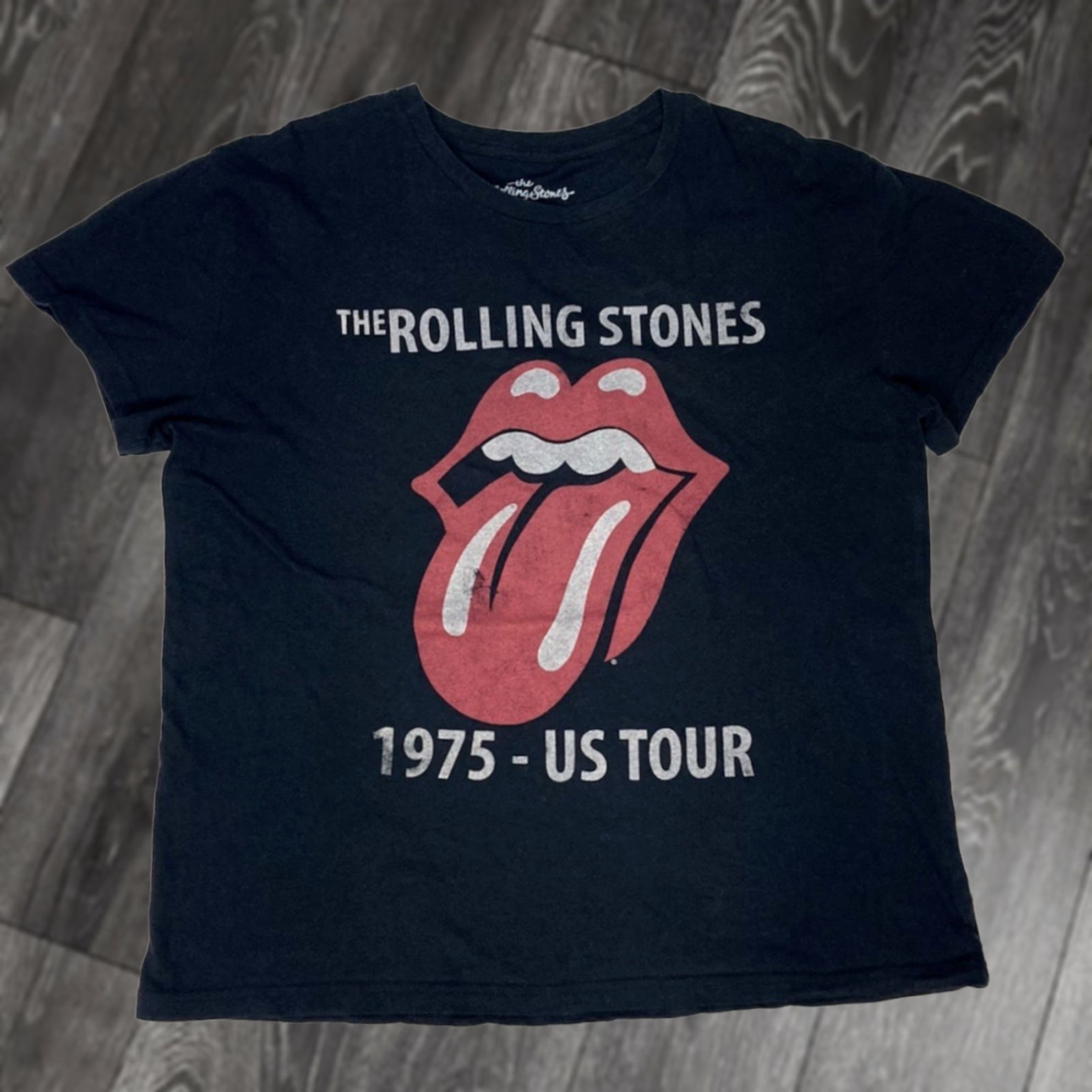Vintage VINTAGE The Rolling Stones T-Shirt Woman Large Black Music Merch Women Shirt Size L / US 10 / IT 46 - 1 Thumbnail