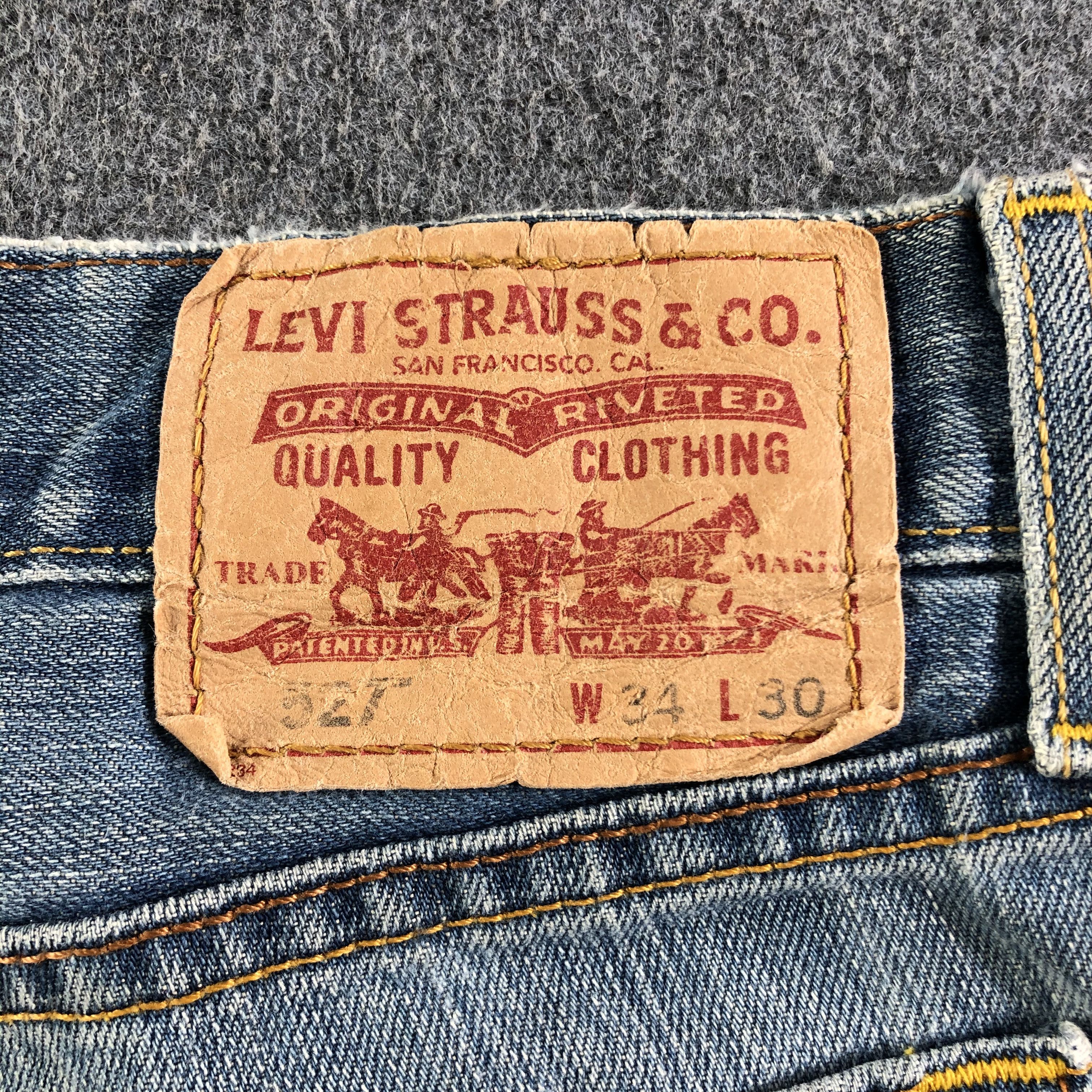 Levi's Vintage Blue Wash Levis 527 Jeans-J3062 Size US 35 - 5 Thumbnail