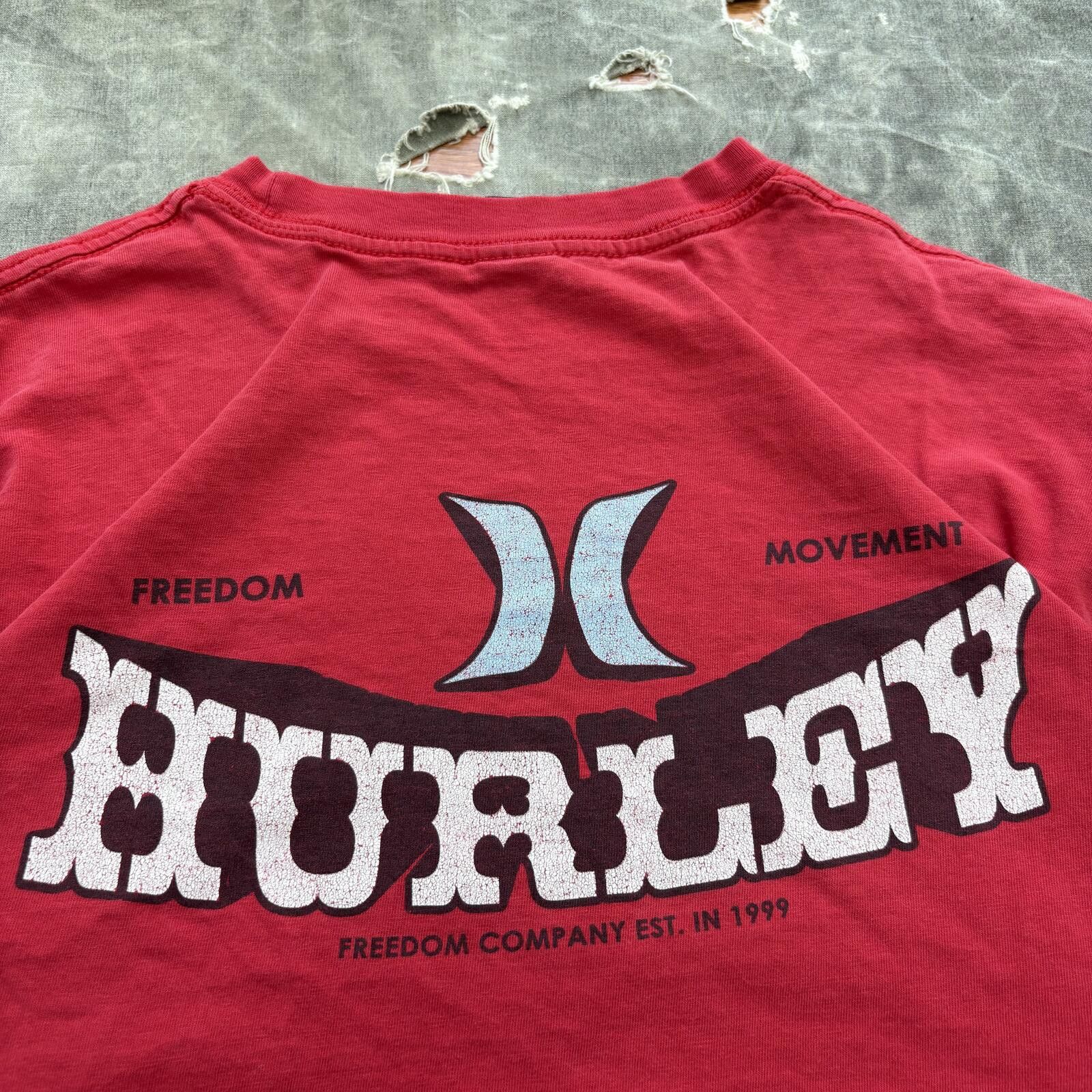 Hurley Vintage Y2K Hurley Double Side Skate Grunge Streetwear Shirt Size US L / EU 52-54 / 3 - 4 Thumbnail