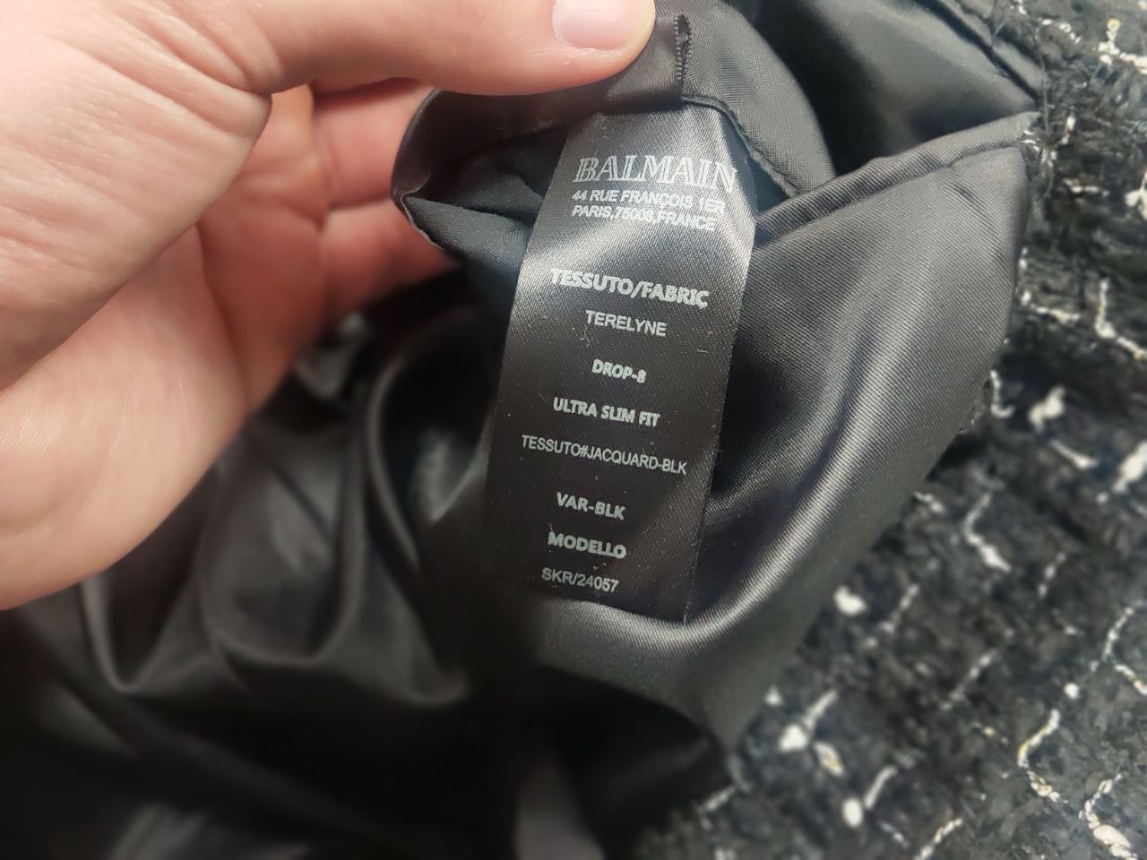 Balmain Balmain Paris Authentic Double Breasted tweed blazer Jacket Size M / US 6-8 / IT 42-44 - 17 Thumbnail