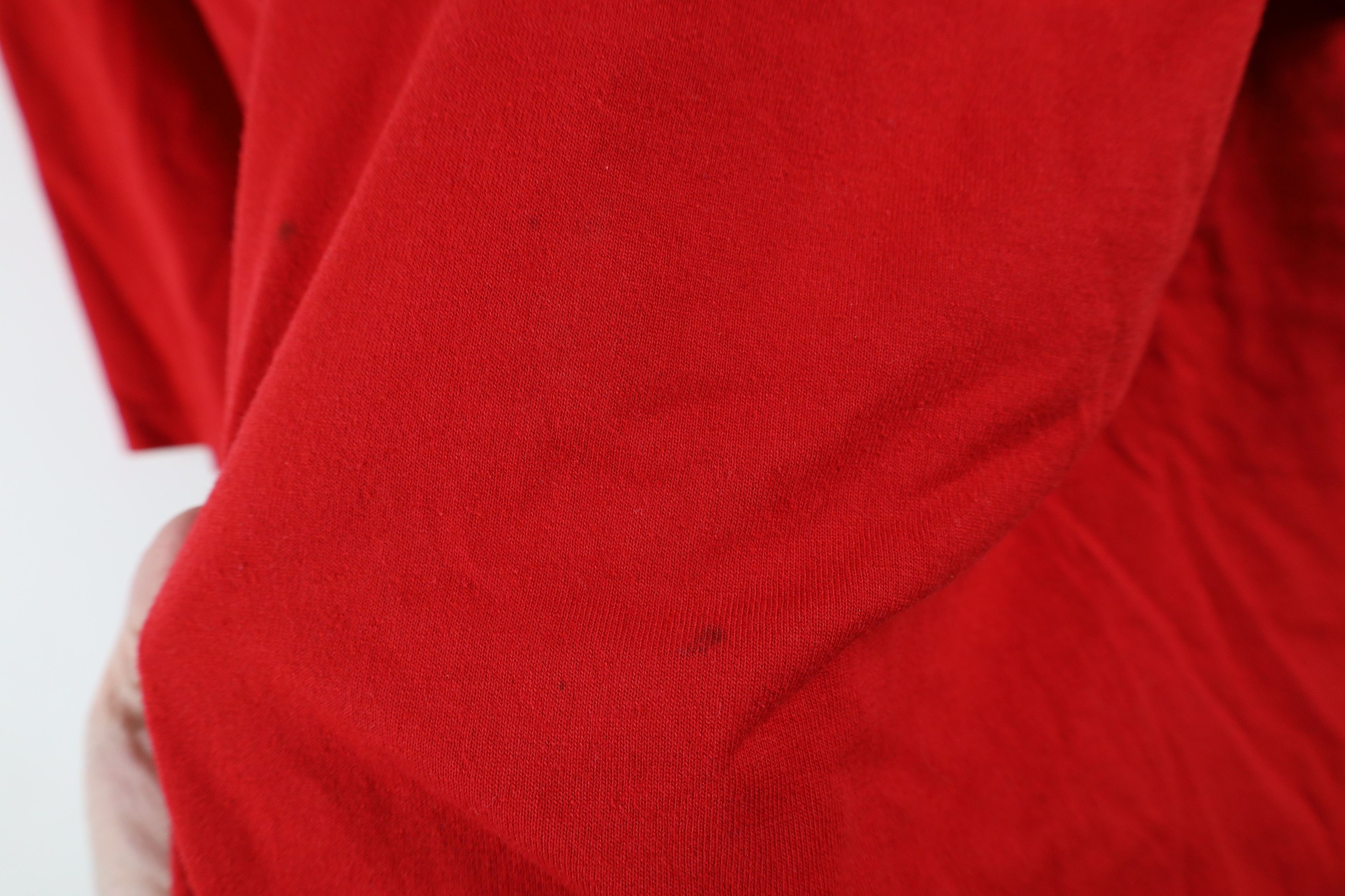 Vintage Vintage 90s Spell Cherokee Hockey Short Sleeve T-Shirt Red Size US XXL / EU 58 / 5 - 6 Thumbnail