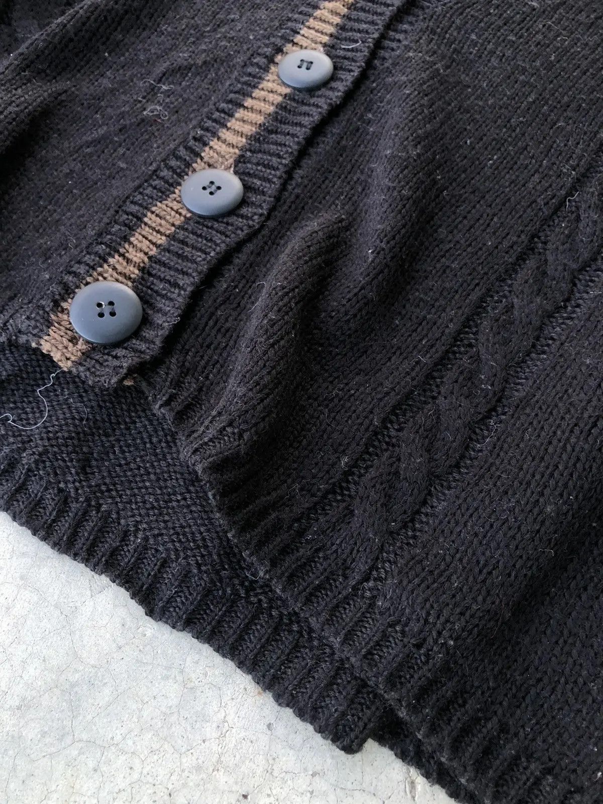Vintage Vintage Knitware Cardigan Sweater Plain Design Size US L / EU 52-54 / 3 - 5 Thumbnail