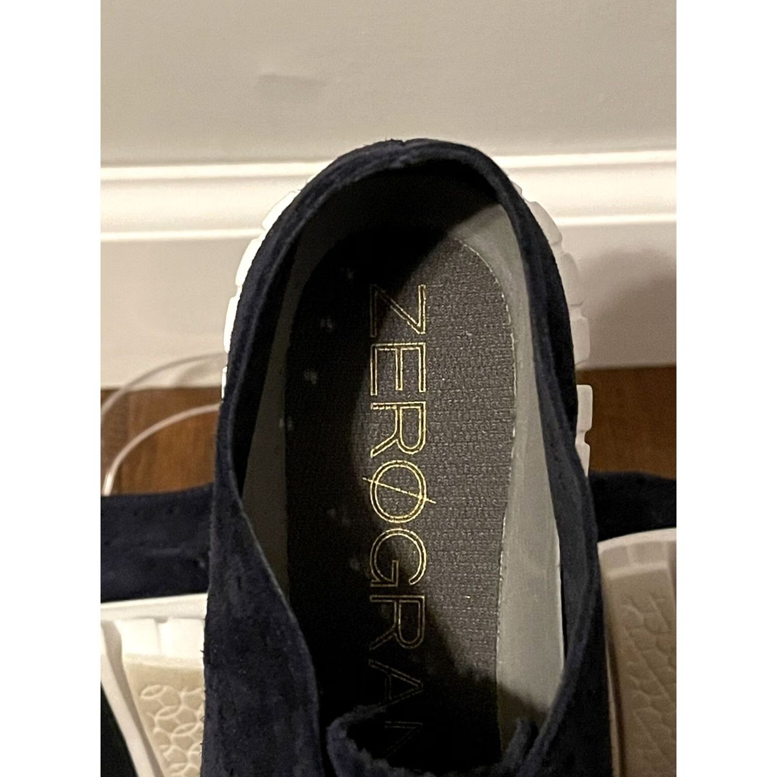 Cole Haan Cole Haan Zerogrand OS Navy Blue Suede Dress Sneakers Shoes D44805 Women's 5B Size S / US 4 / IT 40 - 7 Thumbnail