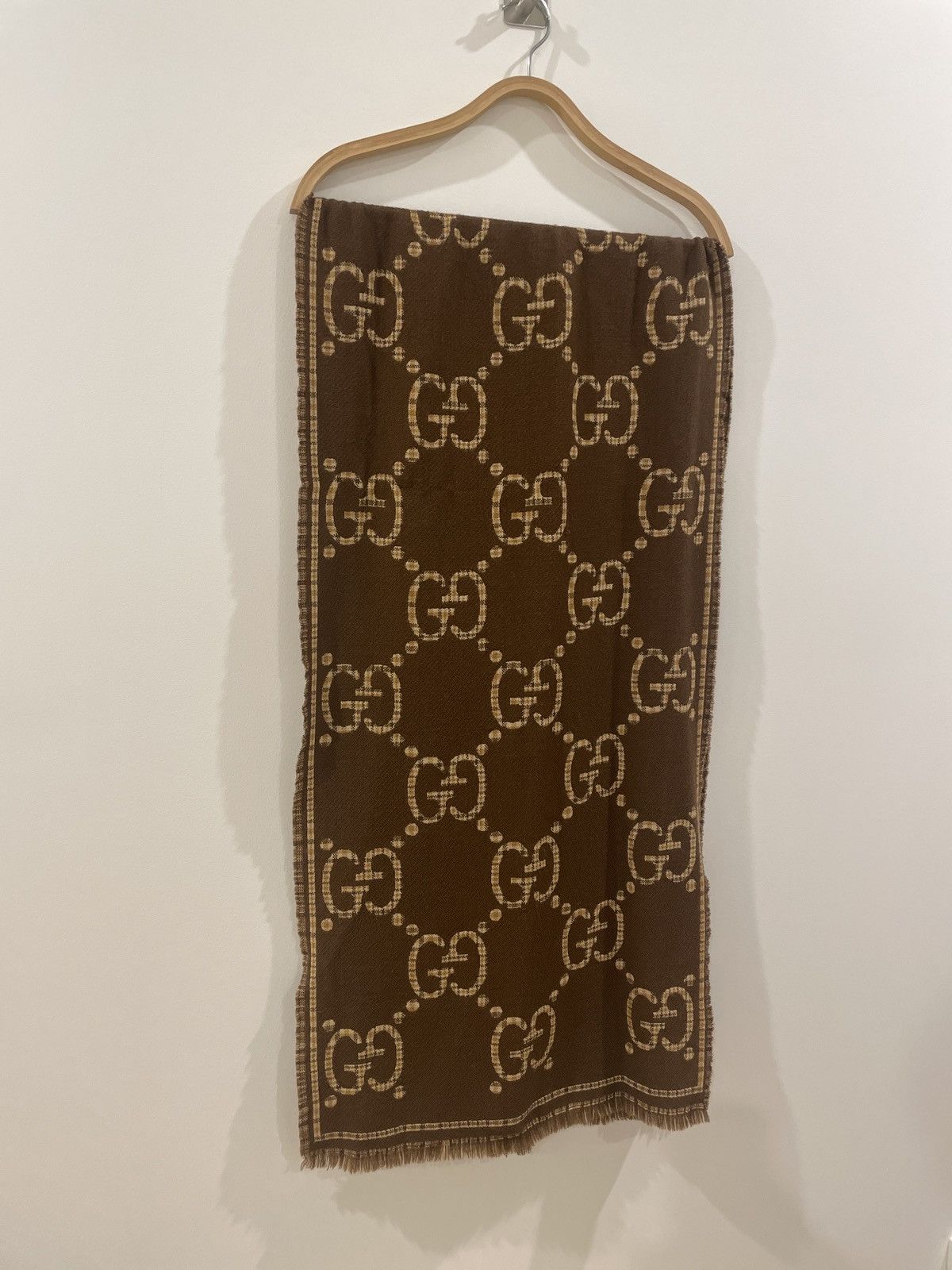 Gucci Gucci double sided wool scarf Size ONE SIZE - 3 Thumbnail