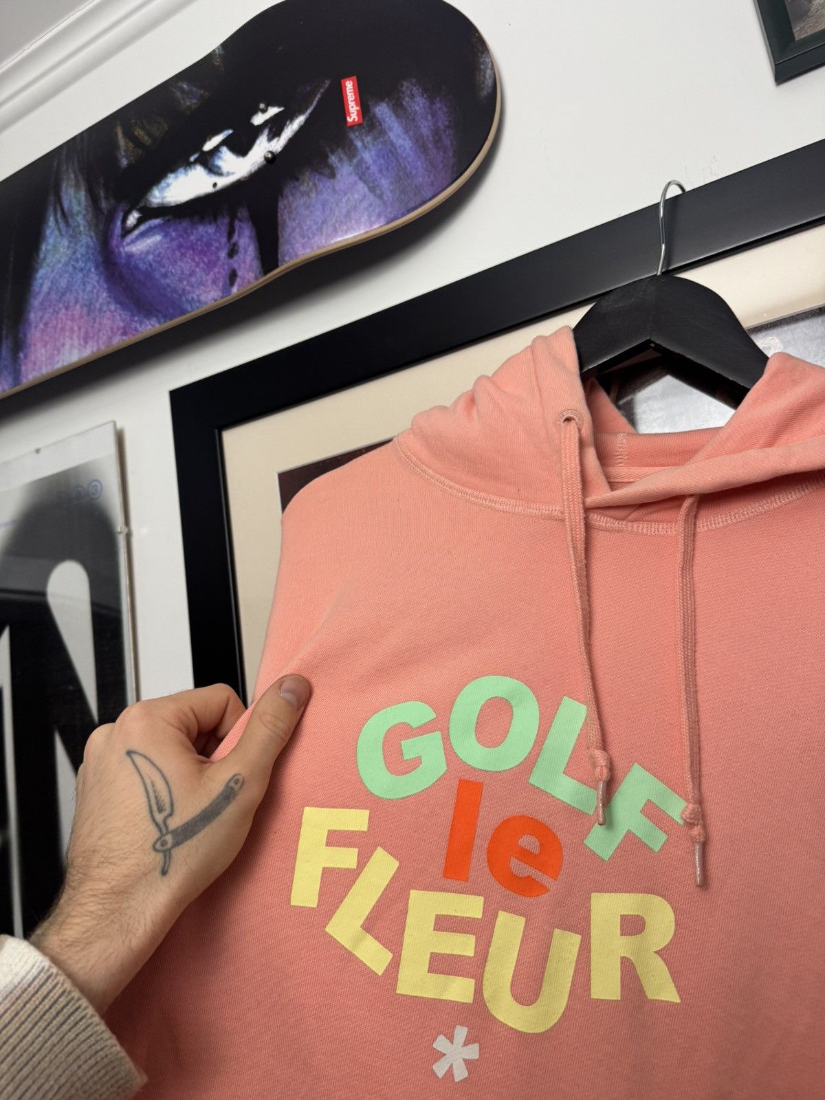 Converse Converse X Golf le Fleur Hoodie Tyler The Creator Peach Rare Size US S / EU 44-46 / 1 - 3 Thumbnail
